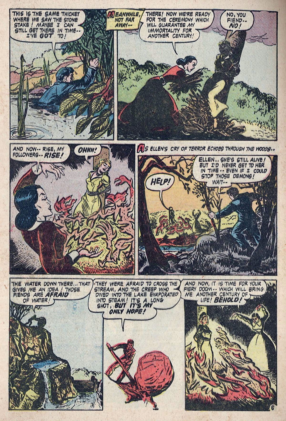 Forbidden Worlds #12 (American Comics Group), page 32. Public domain (US).