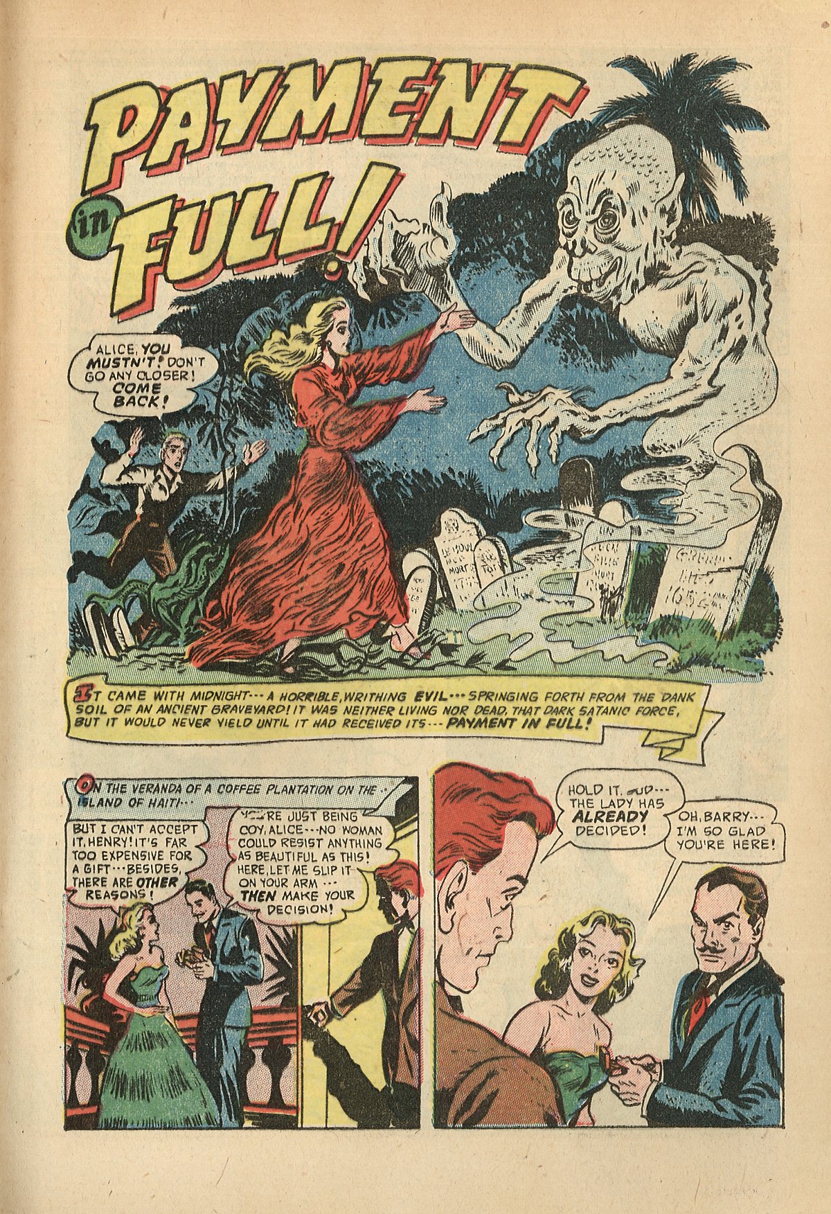 Forbidden Worlds #14 (American Comics Group), page 29. Public domain (US).