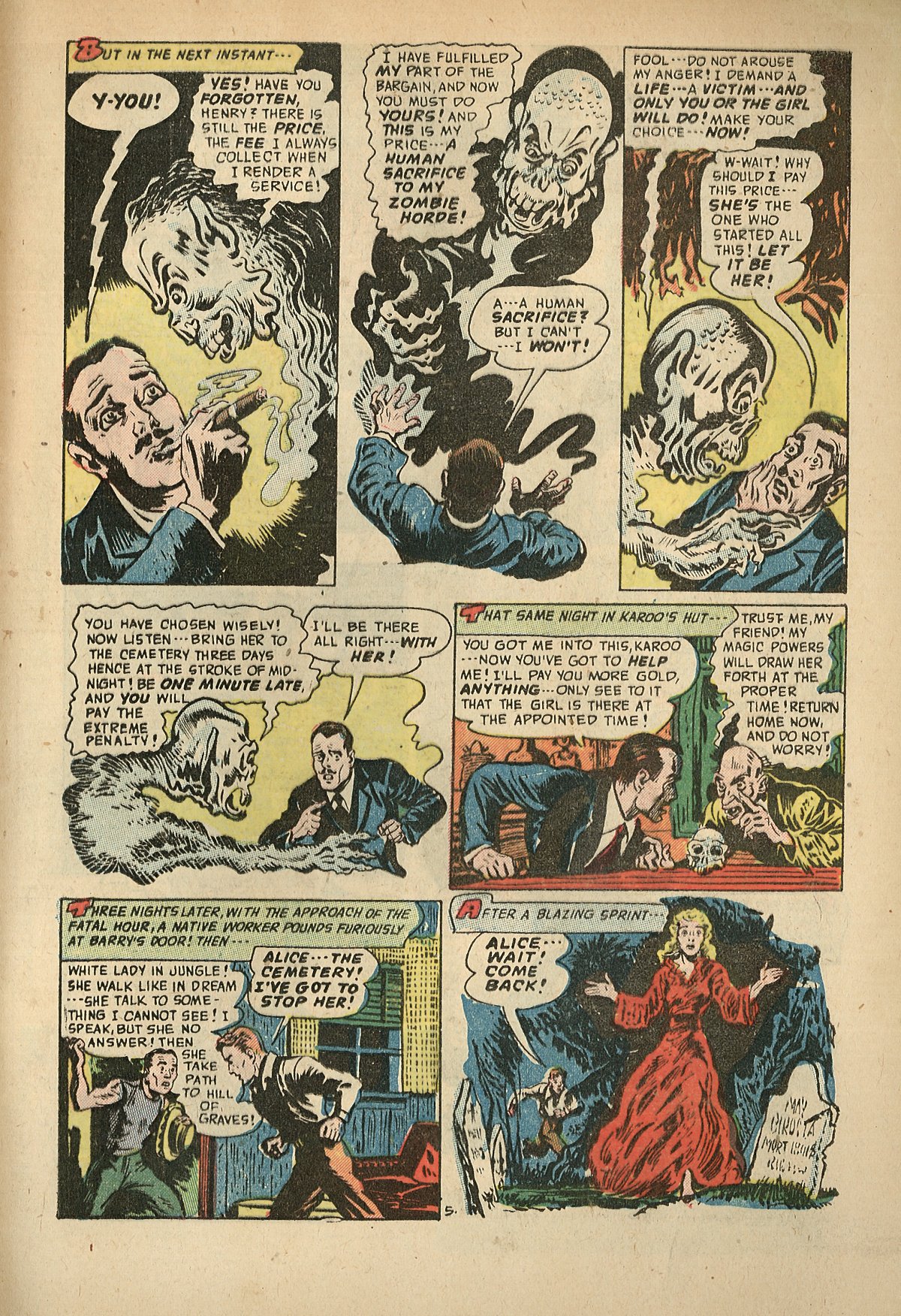 Forbidden Worlds #14 (American Comics Group), page 33. Public domain (US).