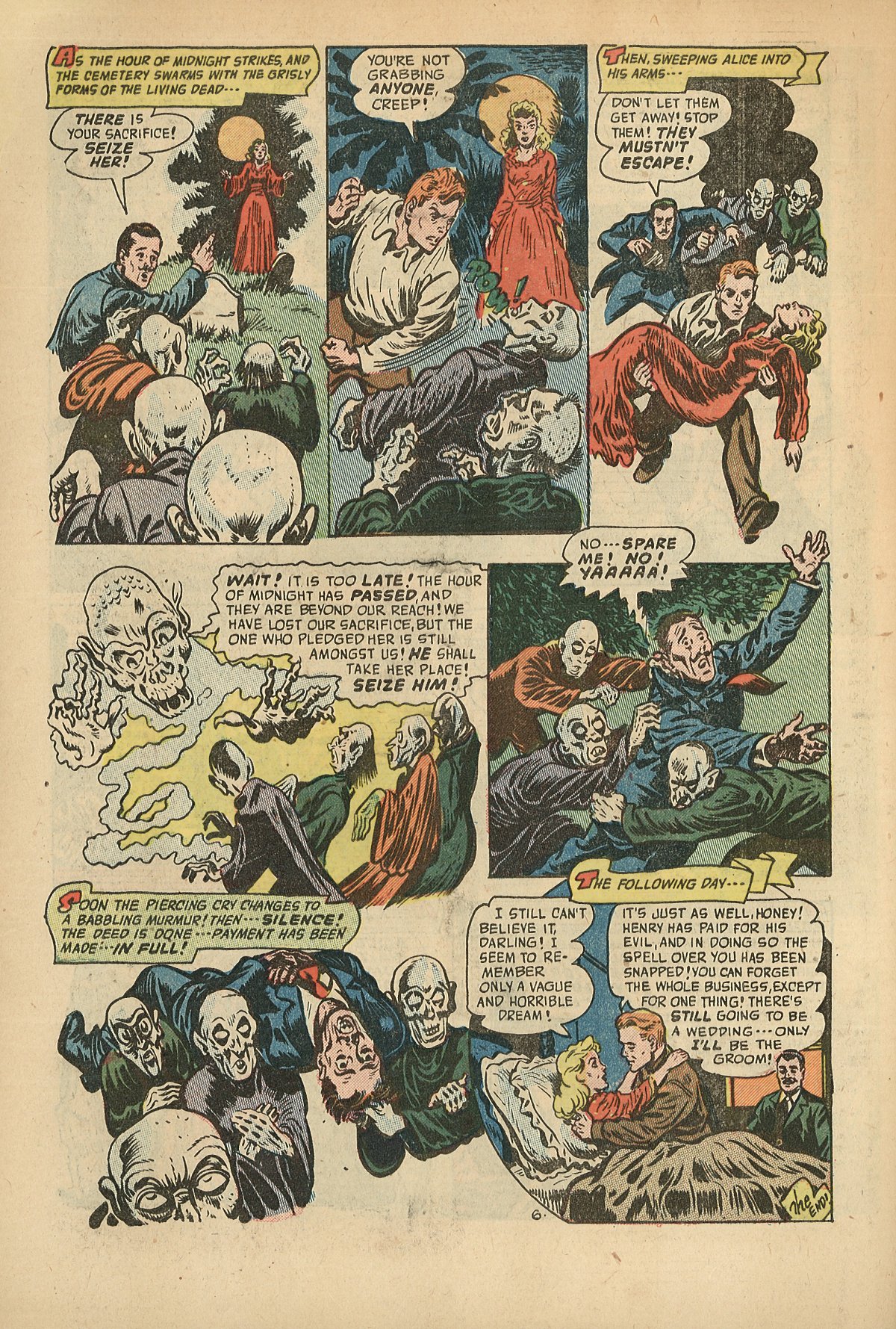 Forbidden Worlds #14 (American Comics Group), page 34. Public domain (US).