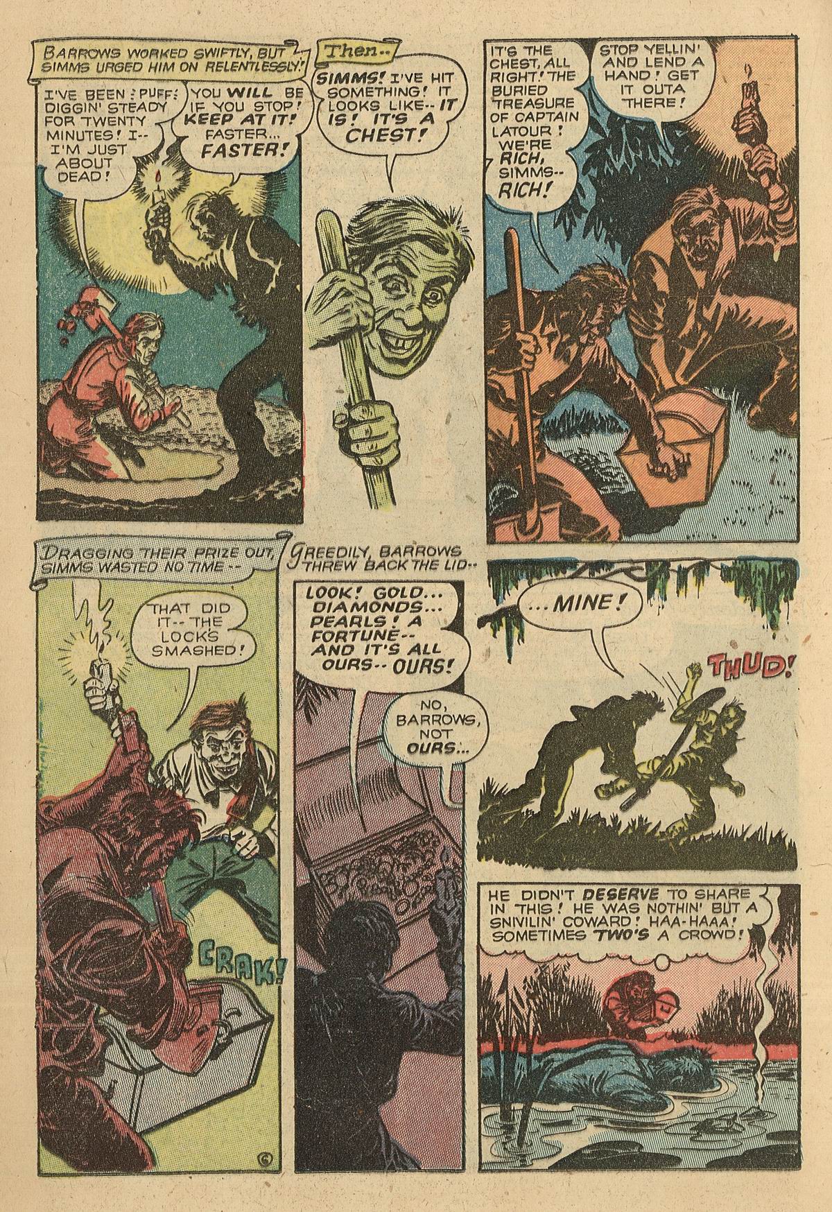 Forbidden Worlds #15 (American Comics Group), page 16. Public domain (US).