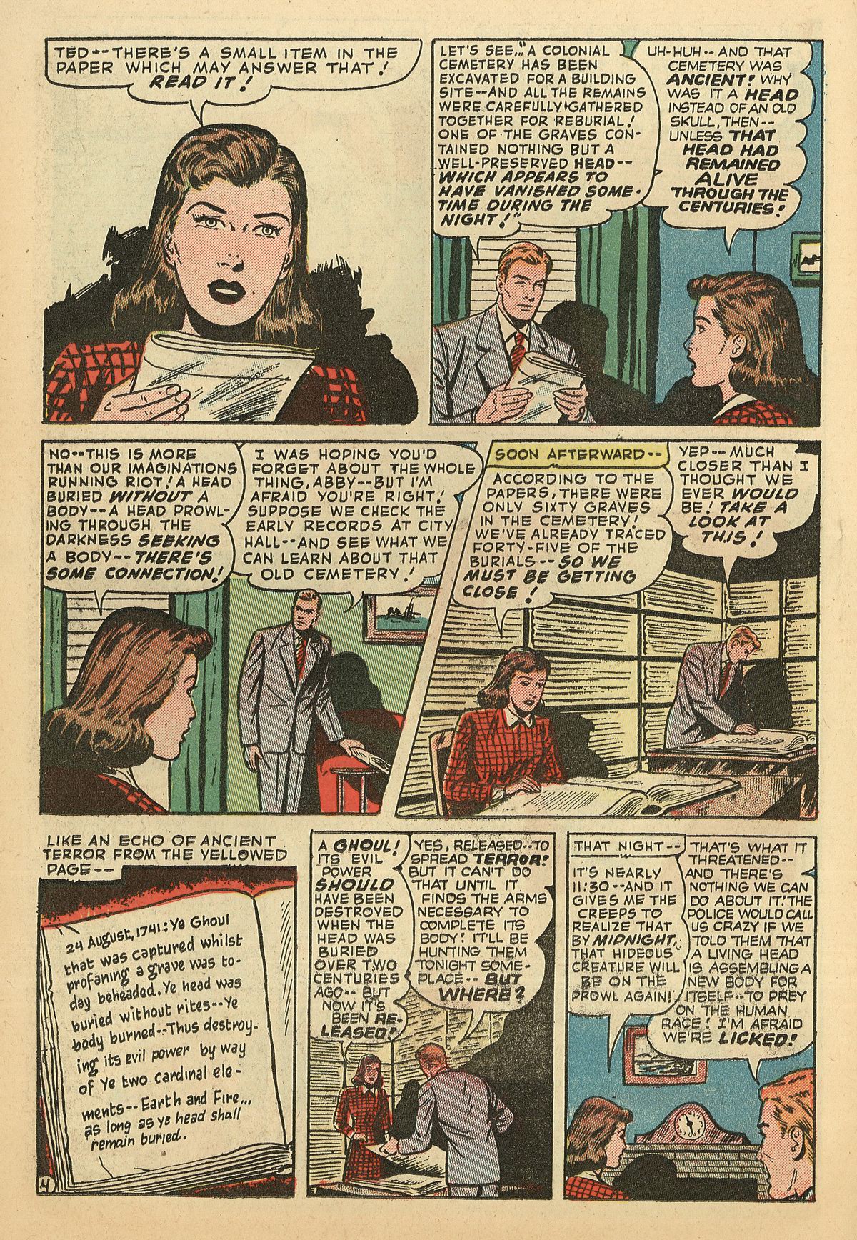 Forbidden Worlds #16 (American Comics Group), page 12. Public domain (US).