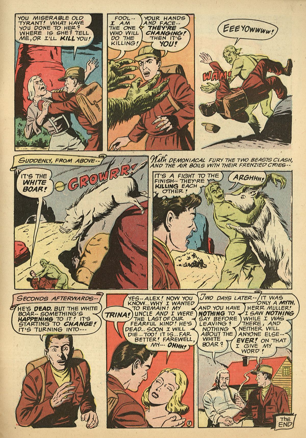 Forbidden Worlds #16 (American Comics Group), page 33. Public domain (US).