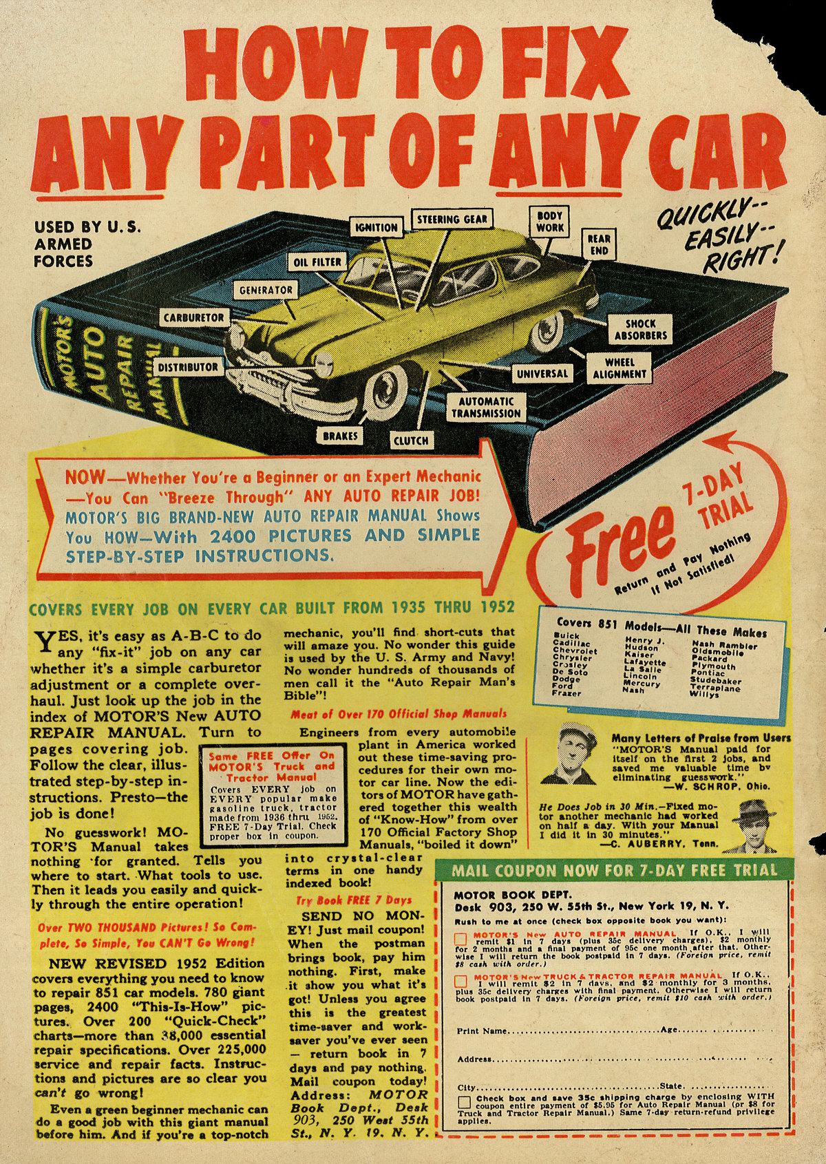Forbidden Worlds #16 (American Comics Group), page 36. Public domain (US).