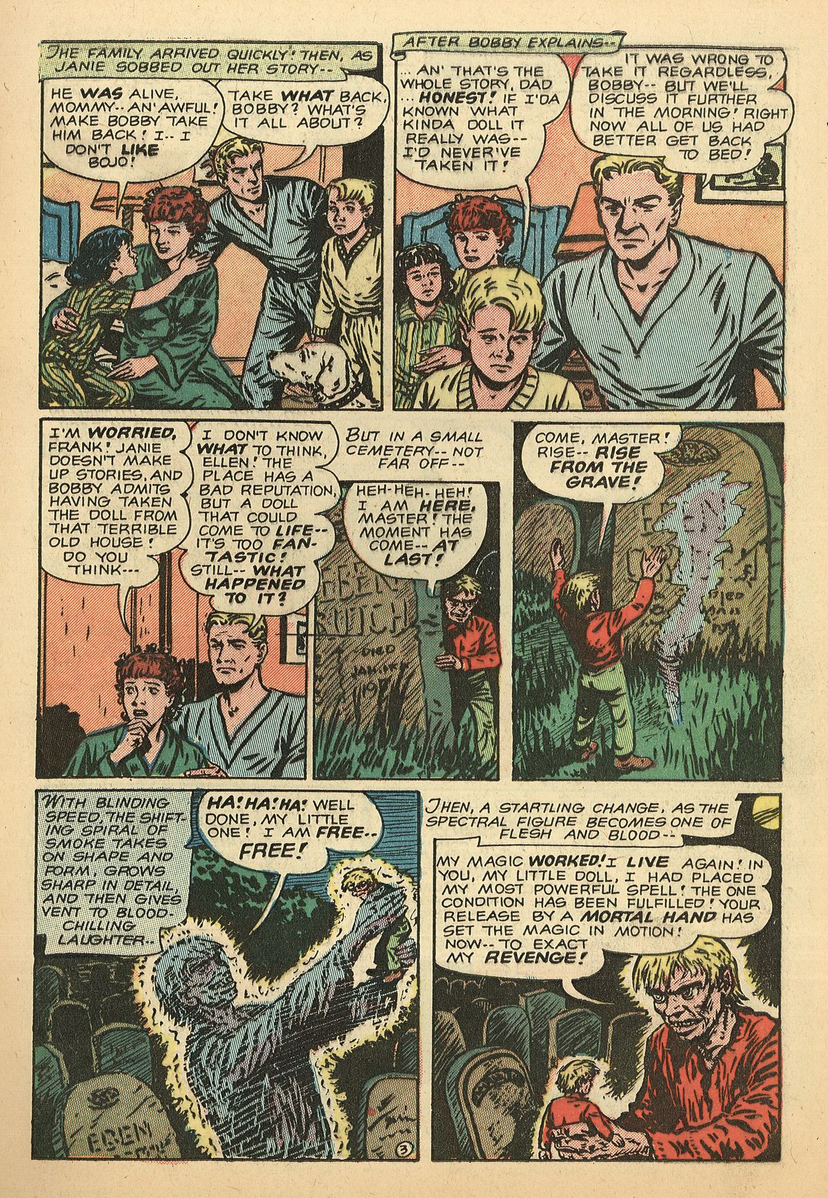 Forbidden Worlds #16 (American Comics Group), page 5. Public domain (US).