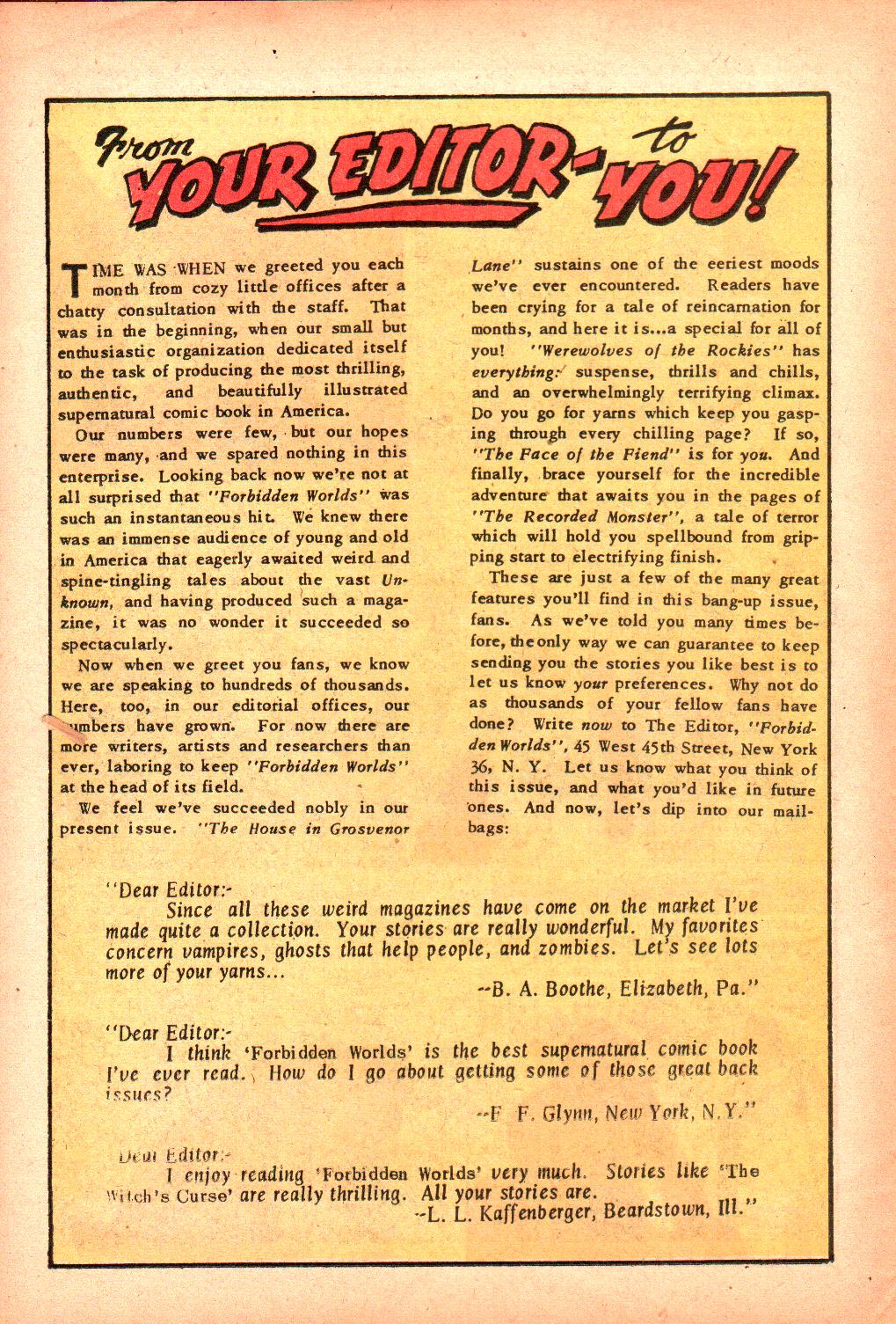 Forbidden Worlds #17 (American Comics Group), page 26. Public domain (US).