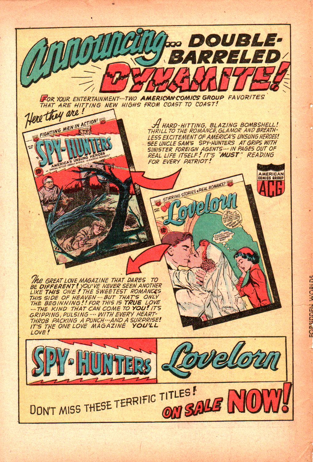 Forbidden Worlds #17 (American Comics Group), page 34. Public domain (US).