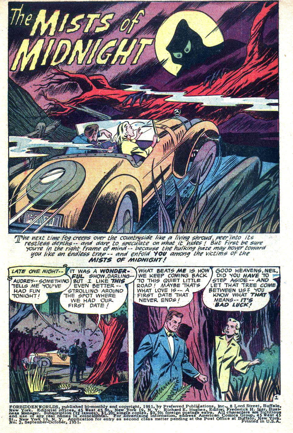Forbidden Worlds #2 (American Comics Group), page 3. Public domain (US).