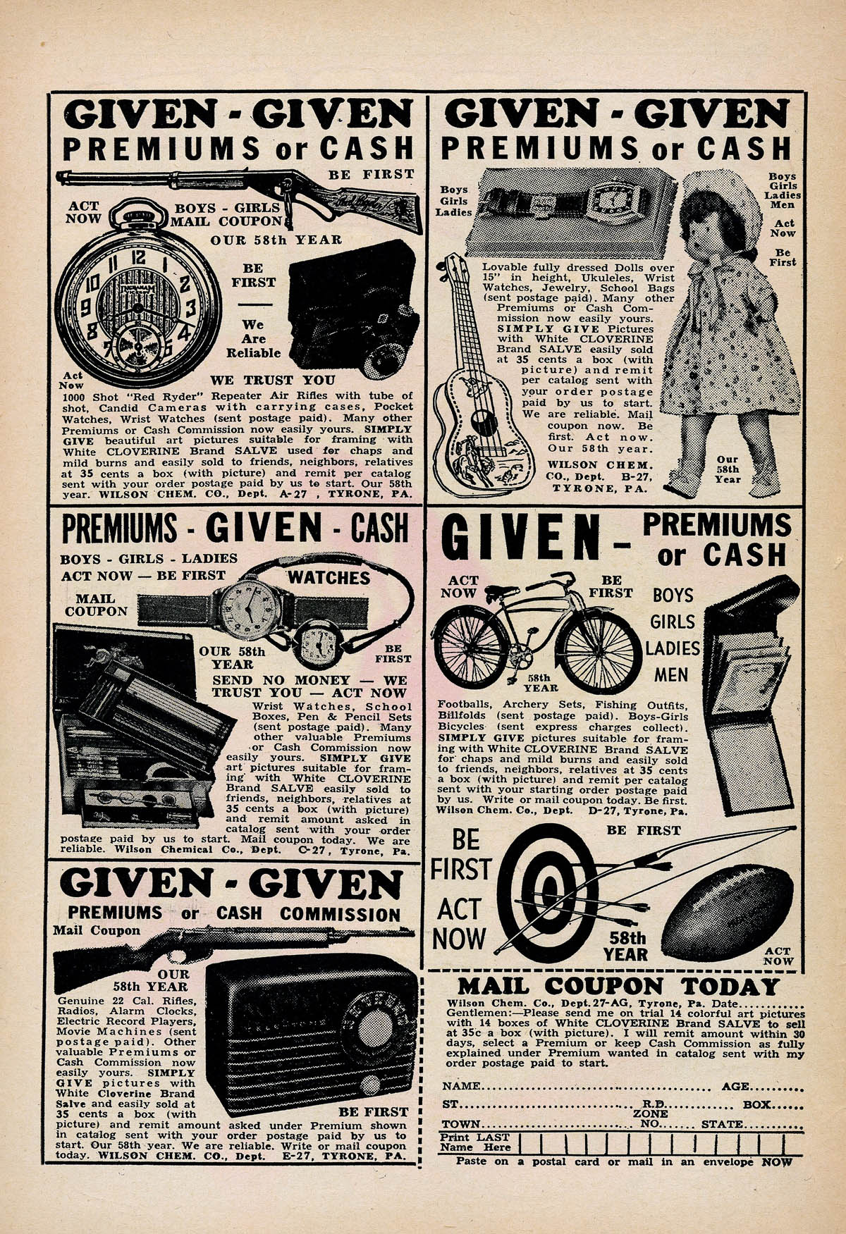Forbidden Worlds #20 (American Comics Group), page 2. Public domain (US).