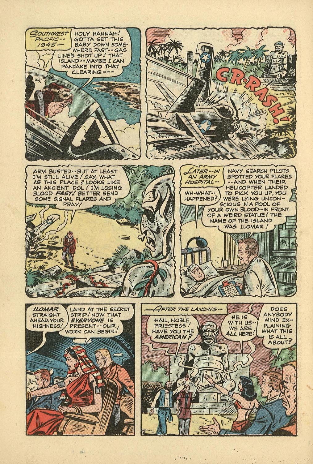Forbidden Worlds #21 (American Comics Group), page 28. Public domain (US).