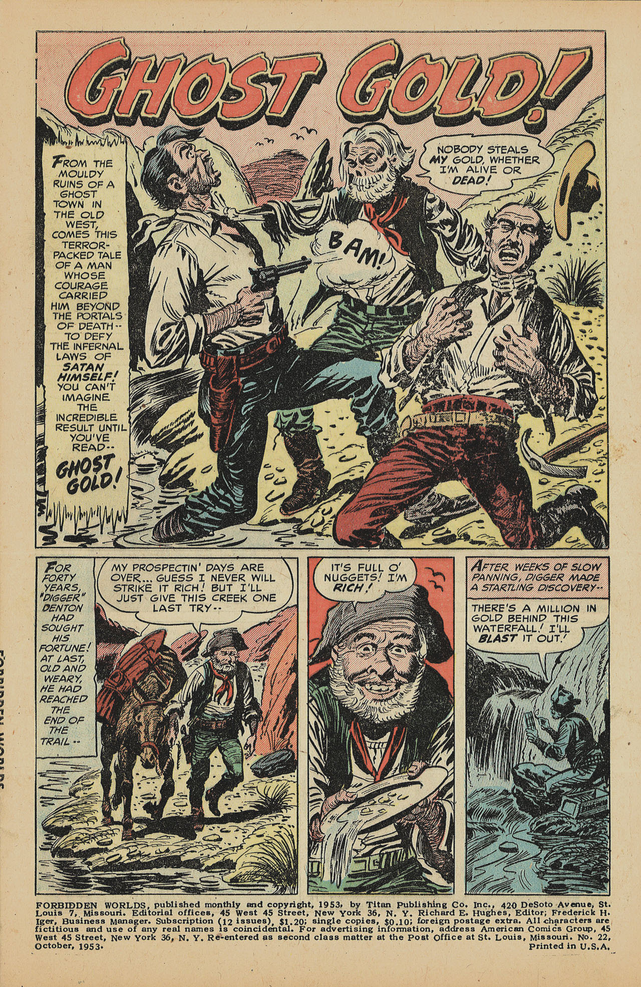 Forbidden Worlds #22 (American Comics Group), page 3. Public domain (US).