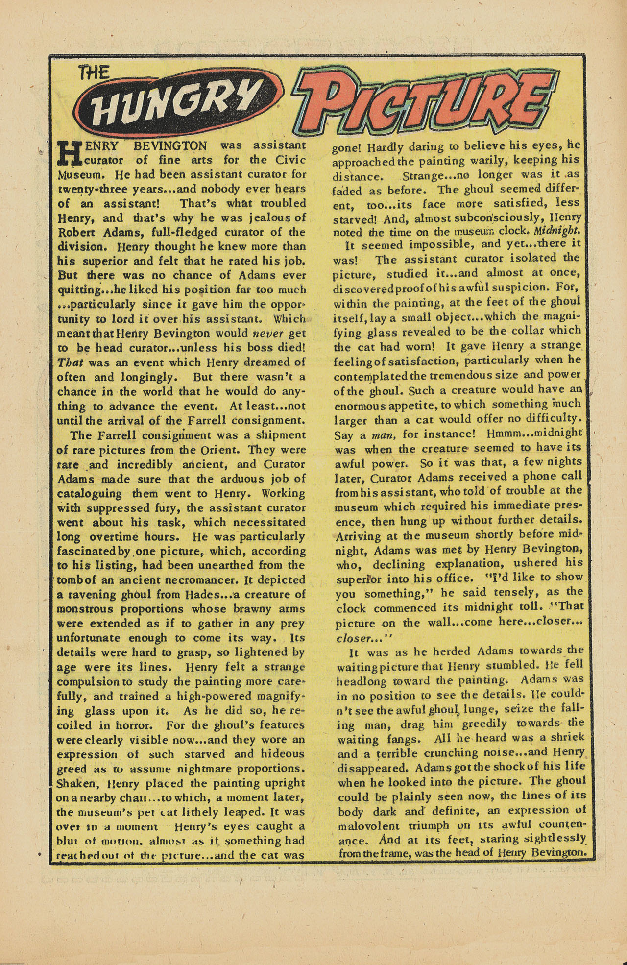 Forbidden Worlds #22 (American Comics Group), page 10. Public domain (US).