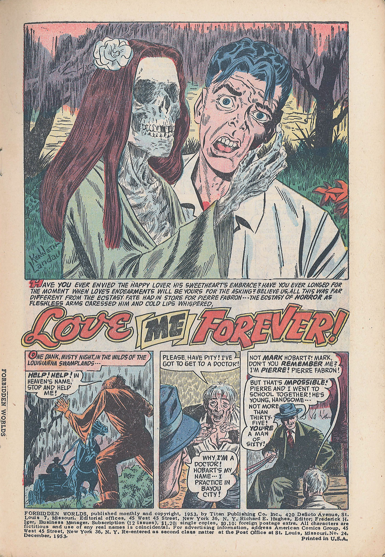 Forbidden Worlds #24 (American Comics Group), page 3. Public domain (US).