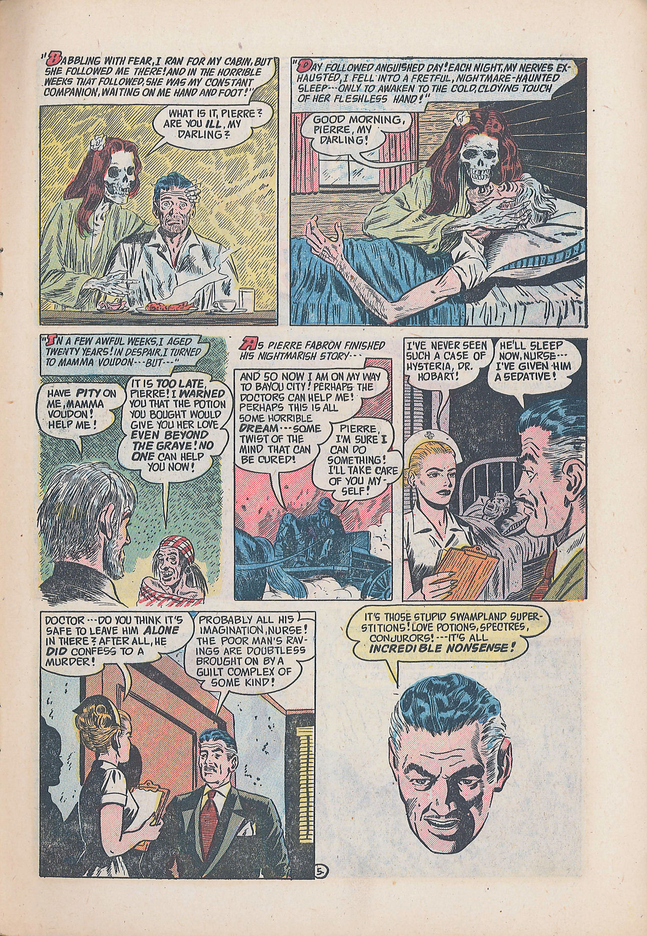 Forbidden Worlds #24 (American Comics Group), page 7. Public domain (US).
