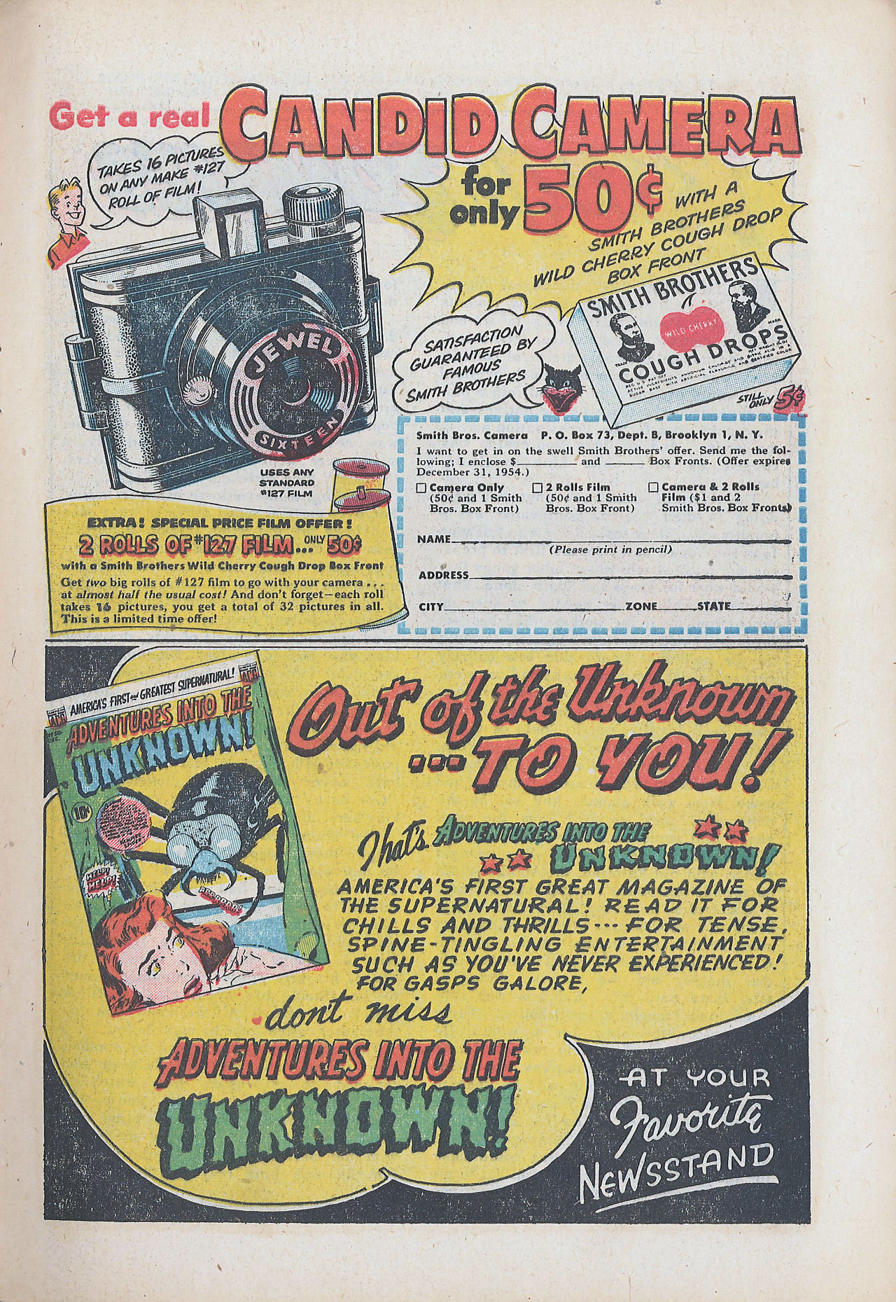 Forbidden Worlds #24 (American Comics Group), page 9. Public domain (US).