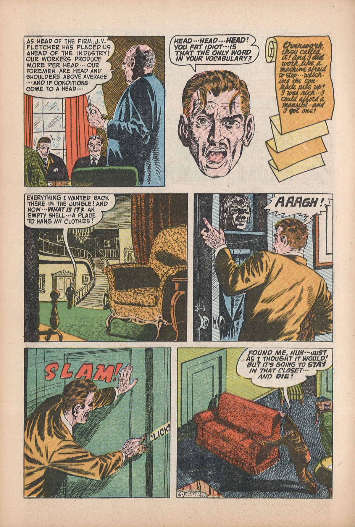Forbidden Worlds #25 (American Comics Group), page 16. Public domain (US).
