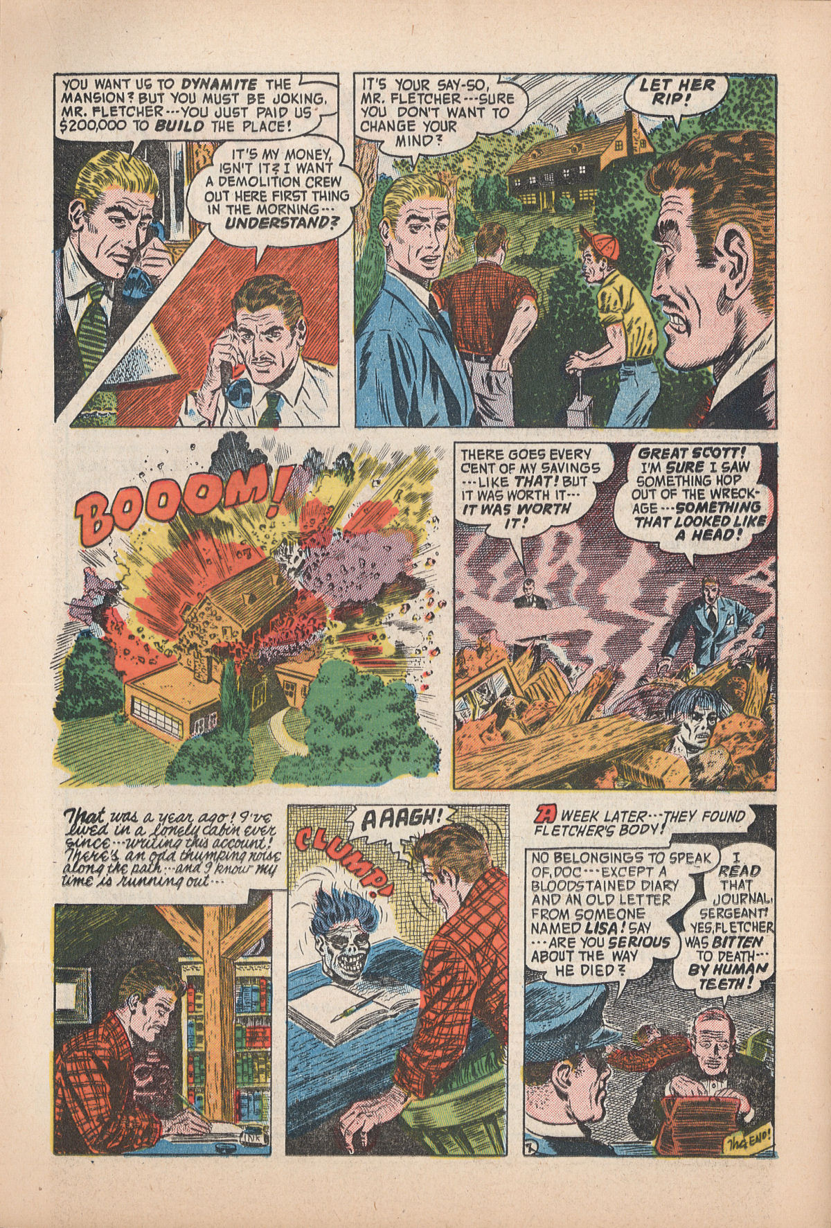 Forbidden Worlds #25 (American Comics Group), page 17. Public domain (US).