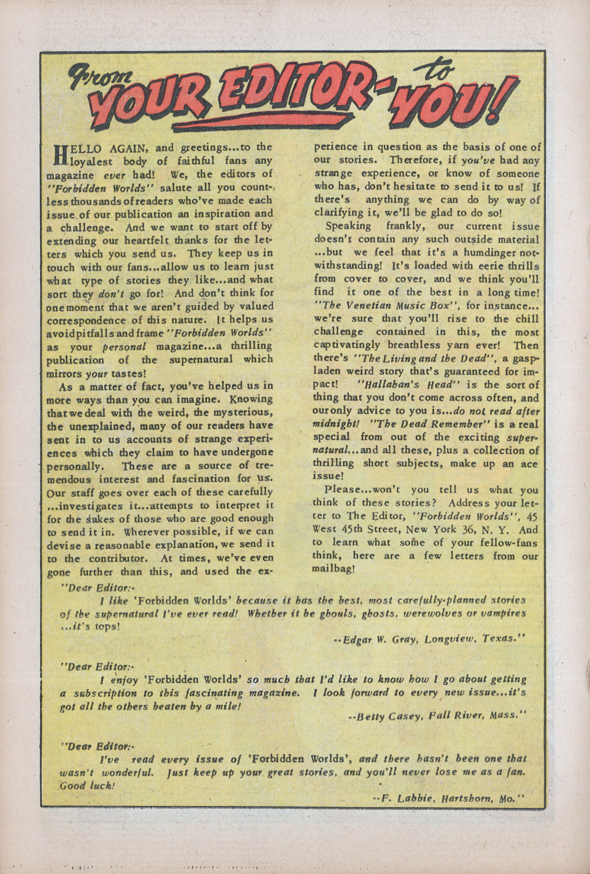 Forbidden Worlds #25 (American Comics Group), page 18. Public domain (US).