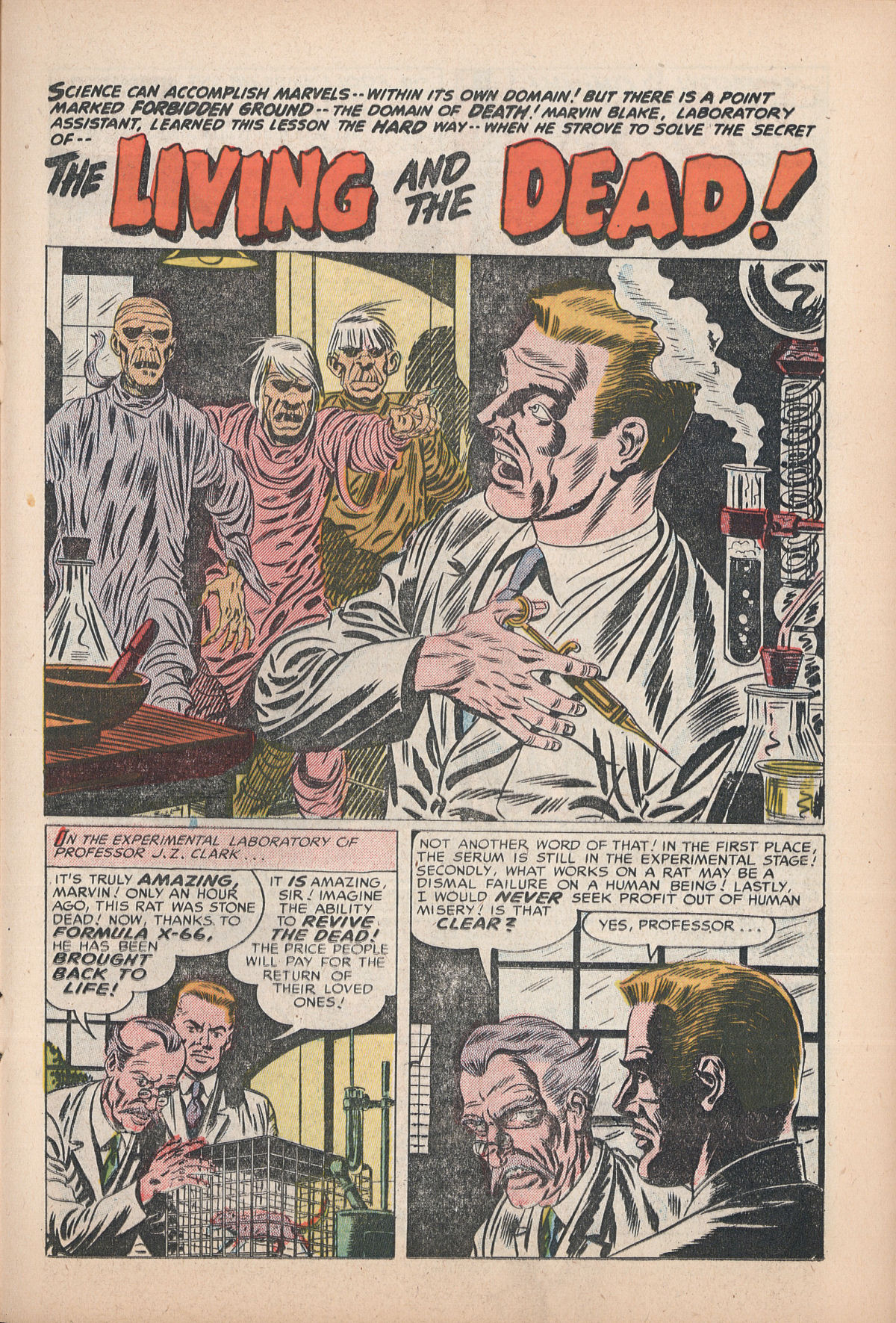 Forbidden Worlds #25 (American Comics Group), page 21. Public domain (US).