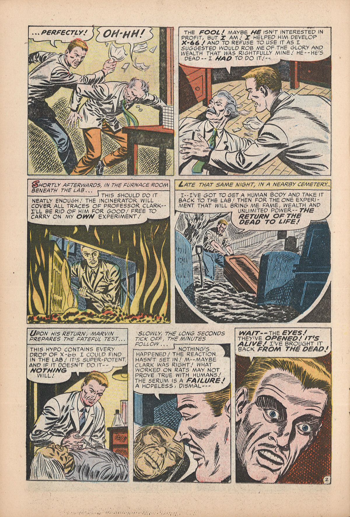 Forbidden Worlds #25 (American Comics Group), page 22. Public domain (US).