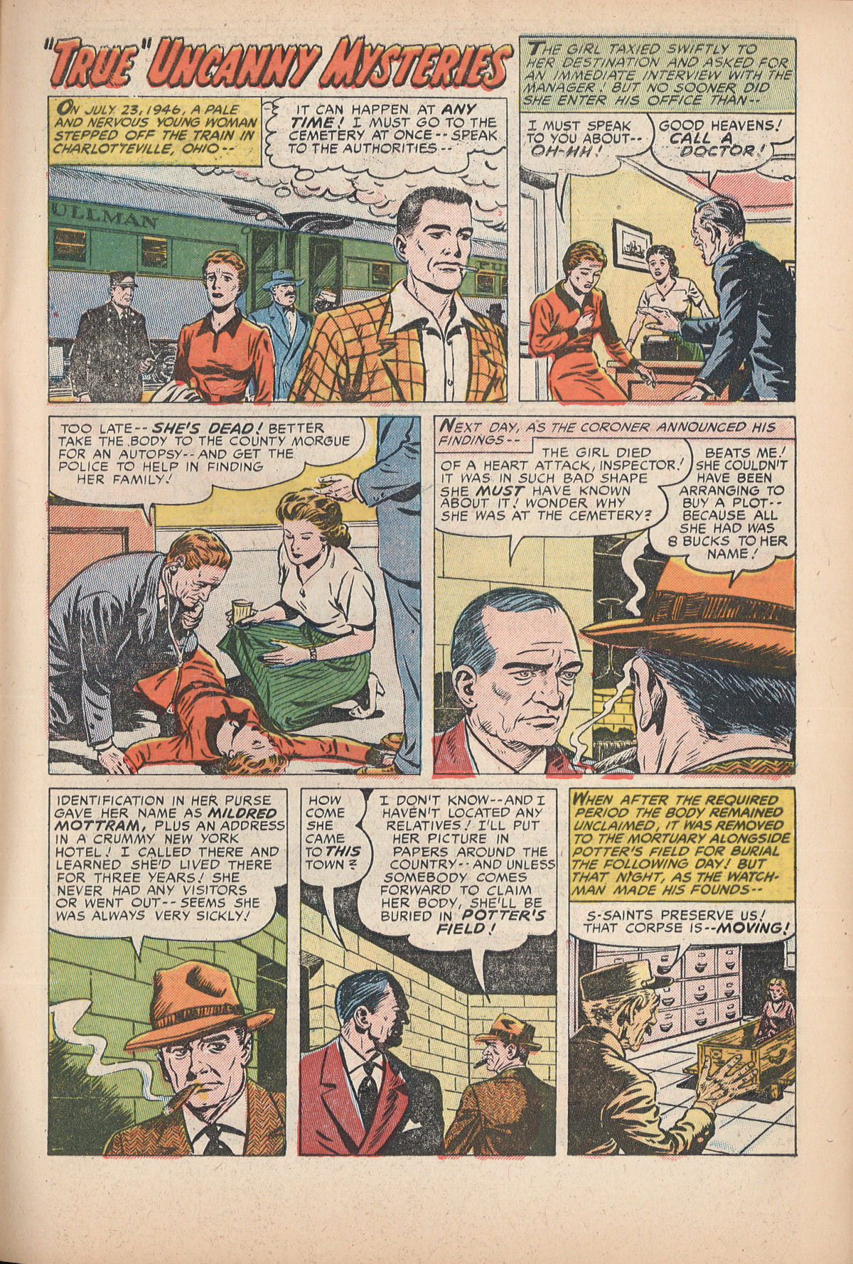 Forbidden Worlds #25 (American Comics Group), page 31. Public domain (US).