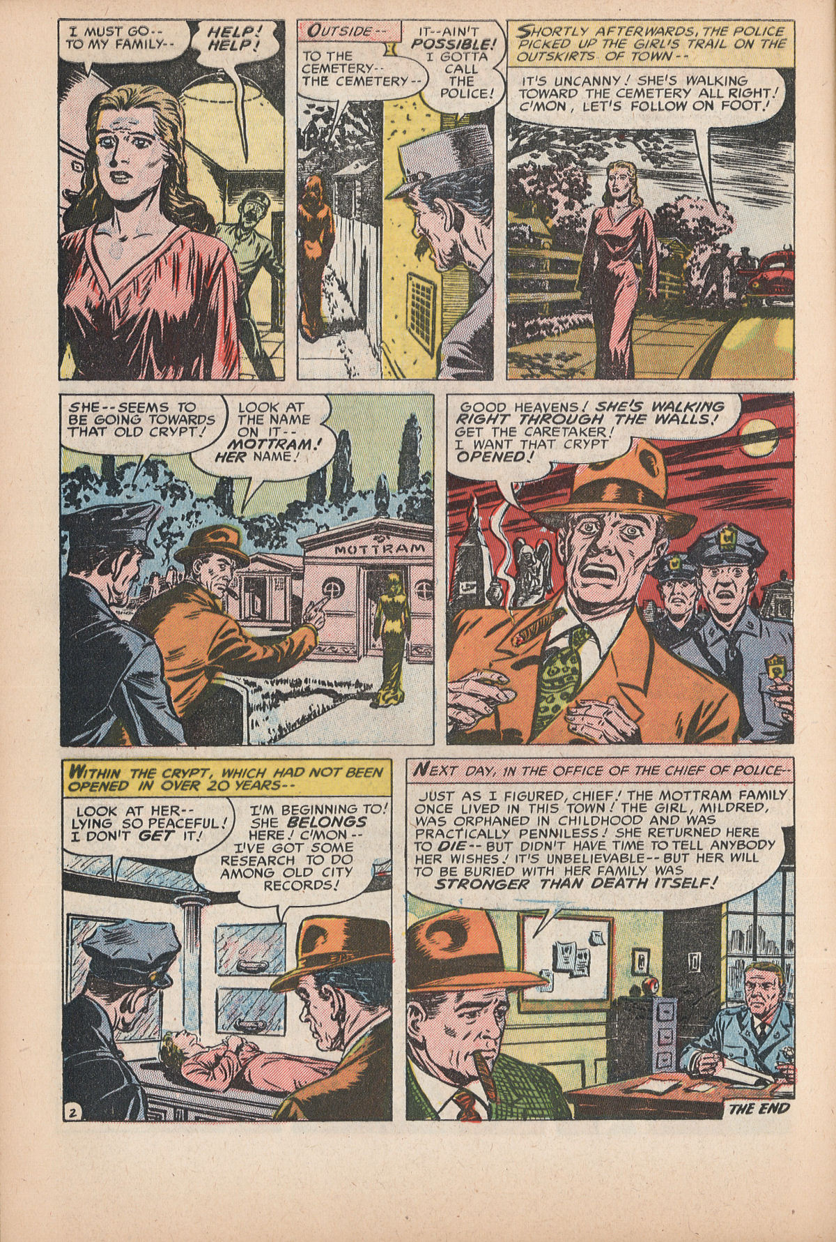 Forbidden Worlds #25 (American Comics Group), page 32. Public domain (US).