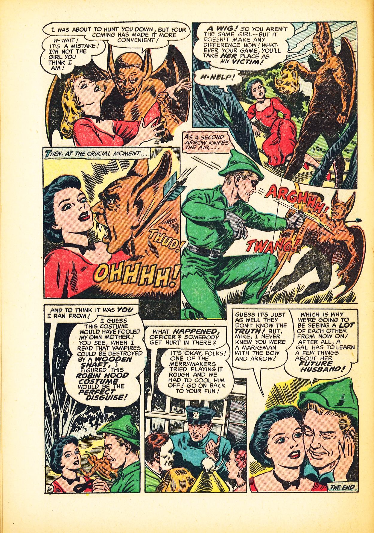 Forbidden Worlds #27 (American Comics Group), page 32. Public domain (US).