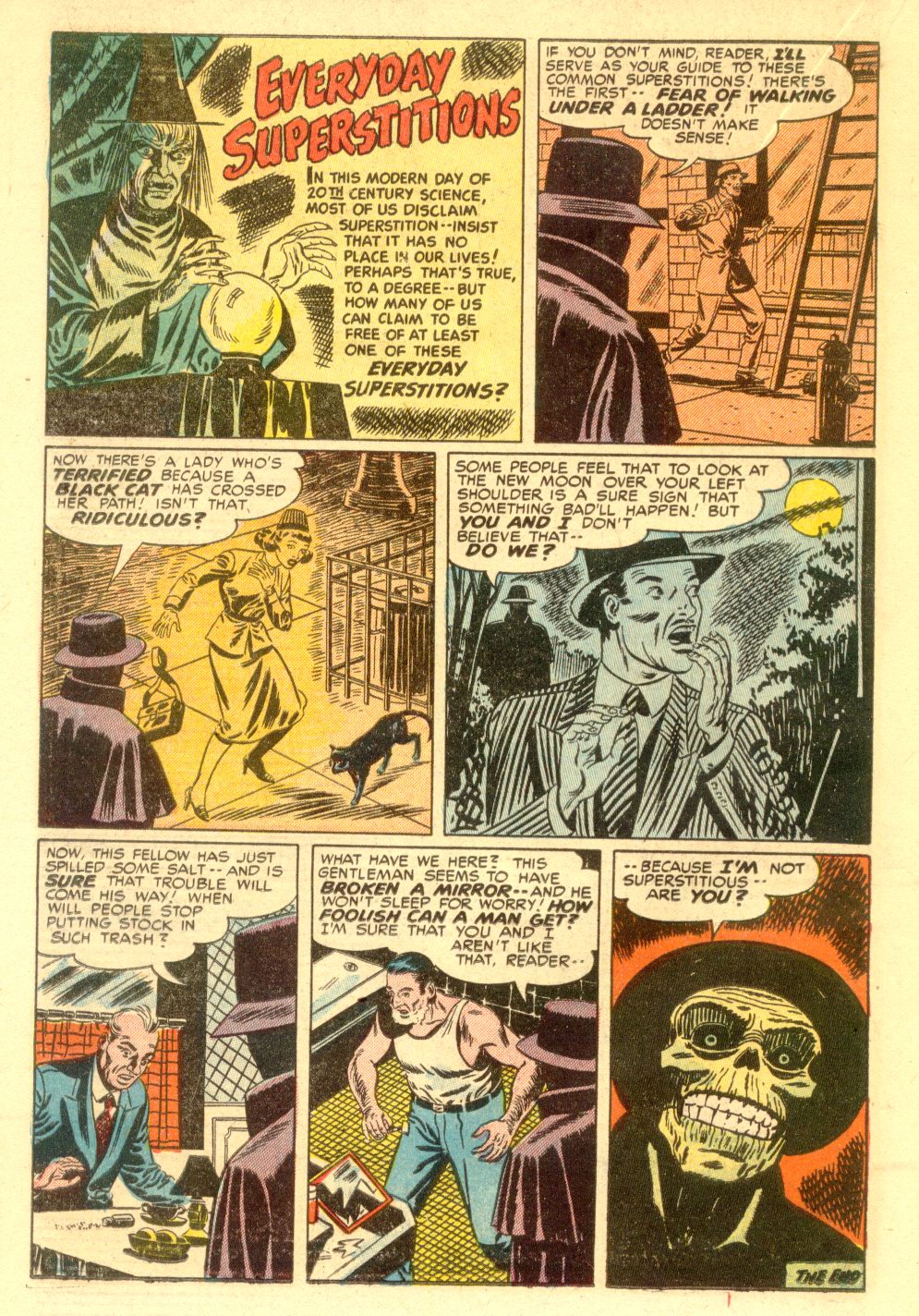 Forbidden Worlds #28 (American Comics Group), page 18. Public domain (US).