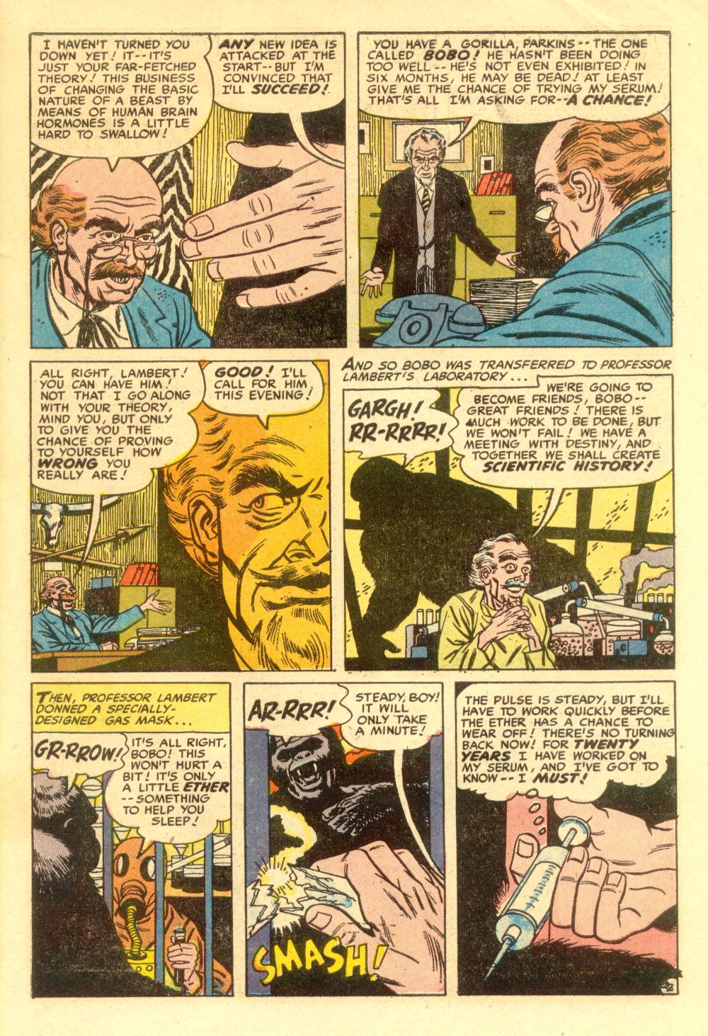 Forbidden Worlds #28 (American Comics Group), page 27. Public domain (US).