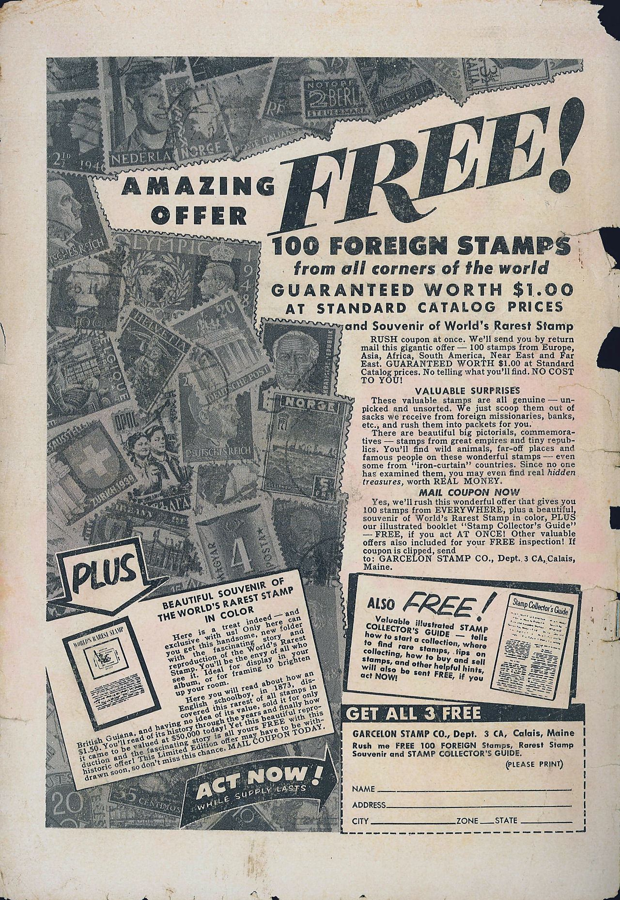 Forbidden Worlds #29 (American Comics Group), page 2. Public domain (US).