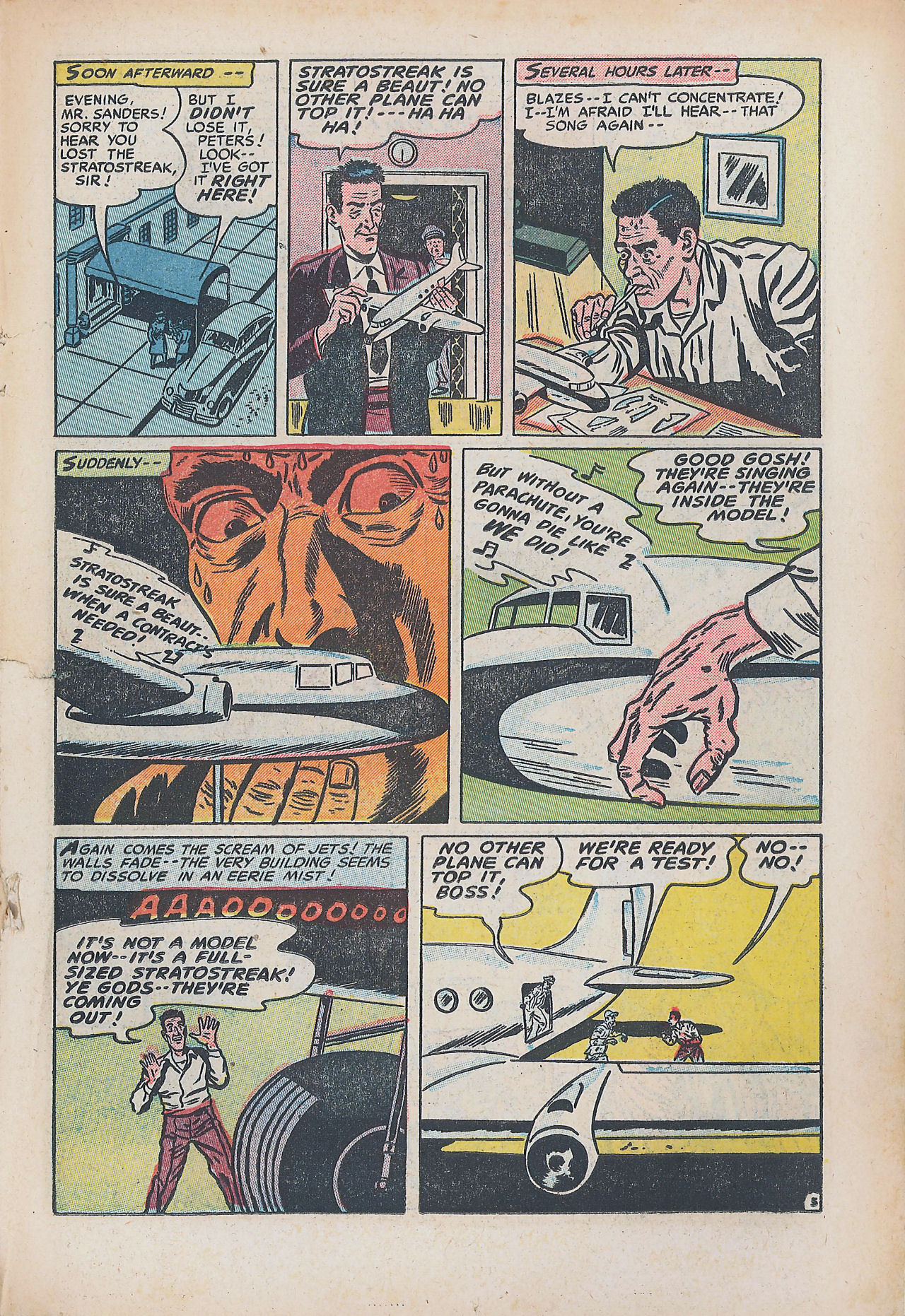 Forbidden Worlds #29 (American Comics Group), page 15. Public domain (US).