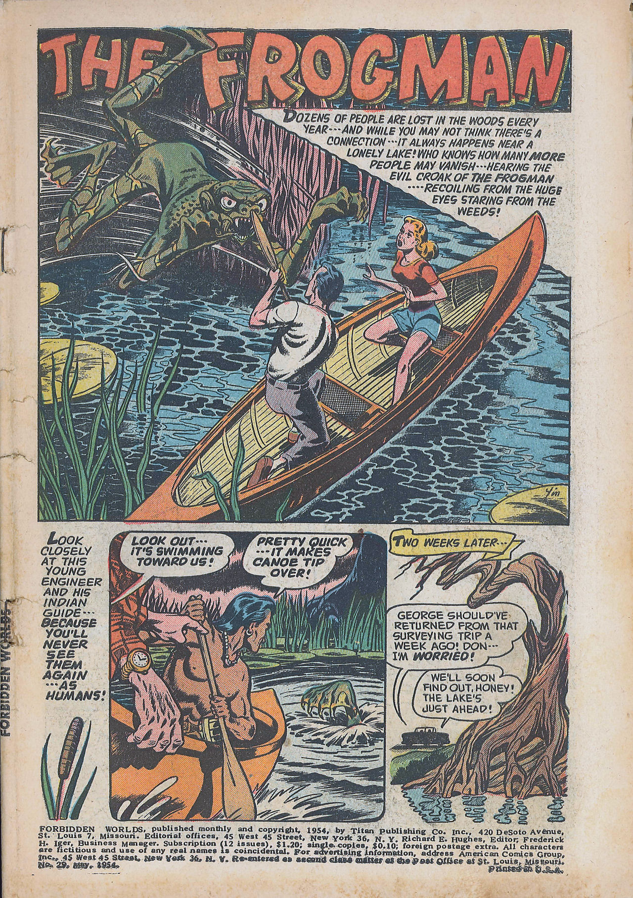 Forbidden Worlds #29 (American Comics Group), page 3. Public domain (US).