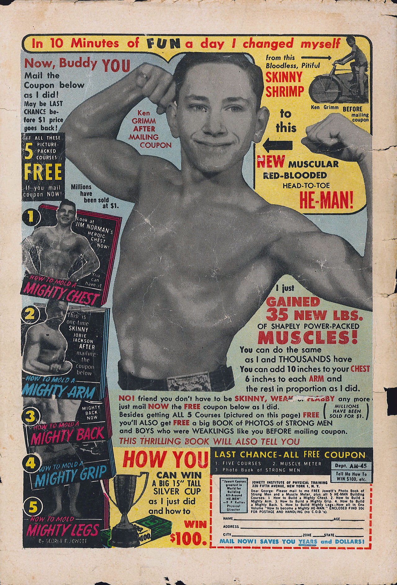 Forbidden Worlds #29 (American Comics Group), page 36. Public domain (US).