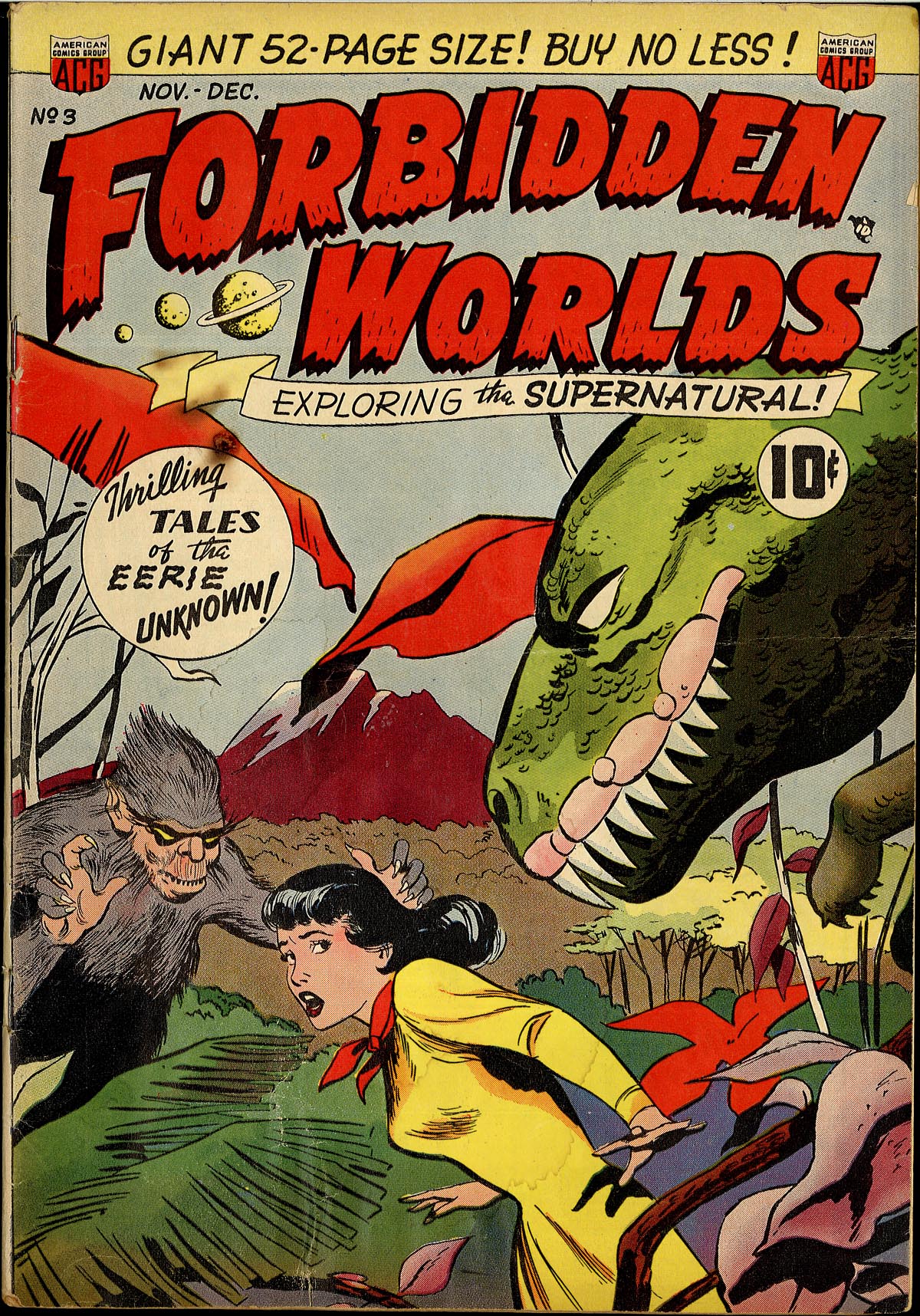 Forbidden Worlds #3 (American Comics Group), page 1. Public domain (US).