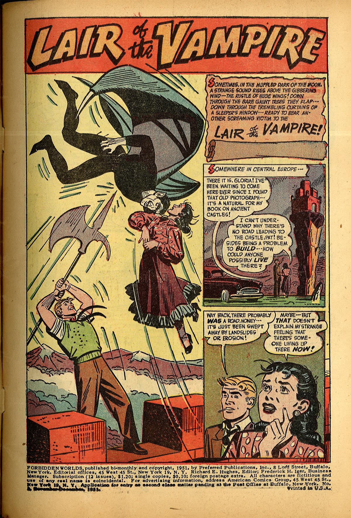 Forbidden Worlds #3 (American Comics Group), page 3. Public domain (US).