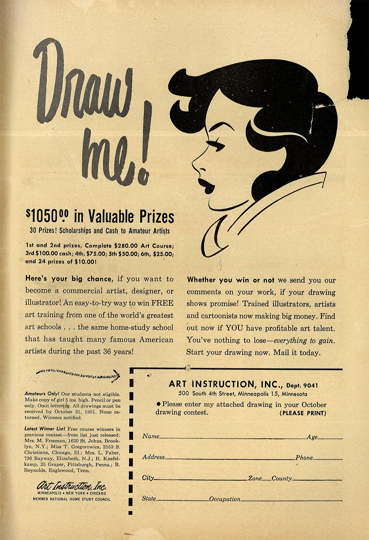 Forbidden Worlds #3 (American Comics Group), page 51. Public domain (US).