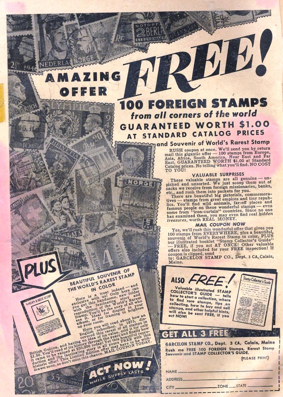 Forbidden Worlds #30 (American Comics Group), page 2. Public domain (US).