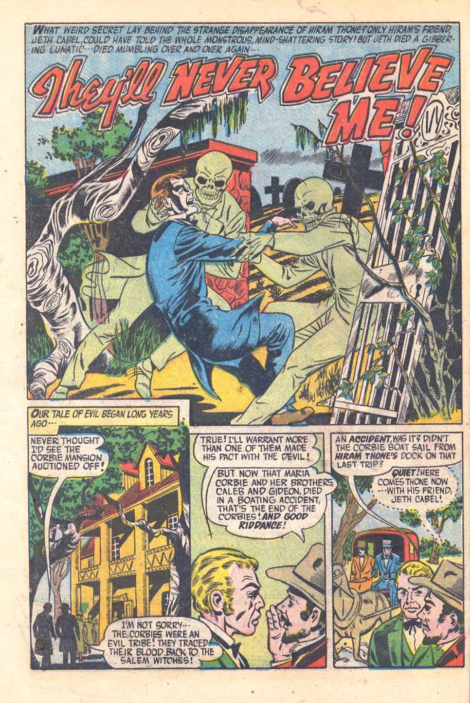 Forbidden Worlds #30 (American Comics Group), page 28. Public domain (US).