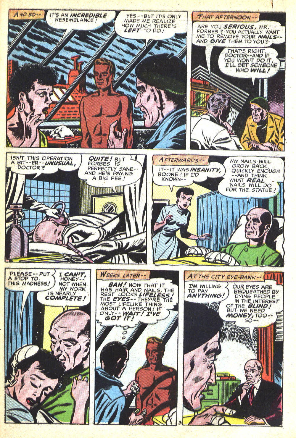 Forbidden Worlds #31 (American Comics Group), page 28. Public domain (US).