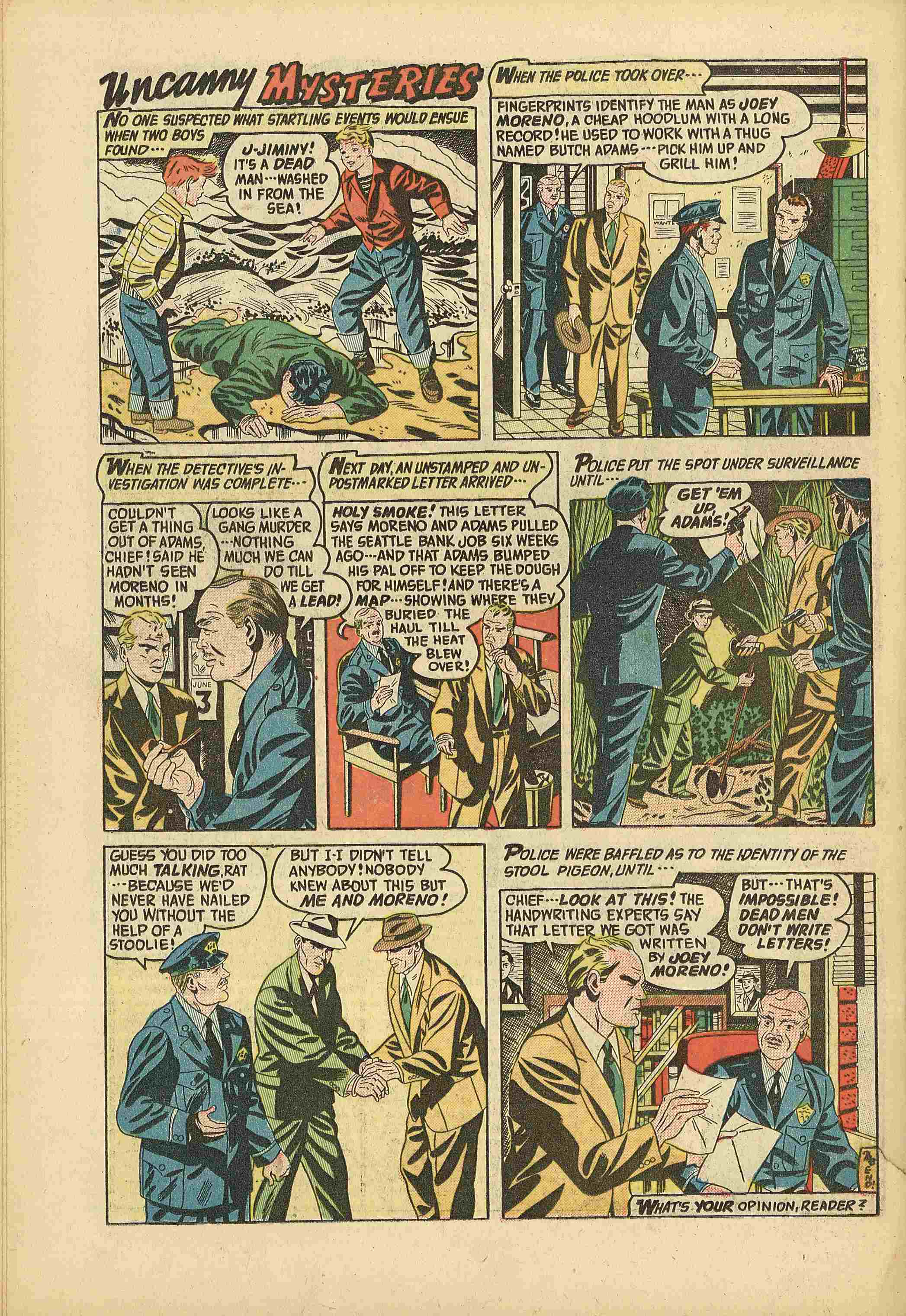 Forbidden Worlds #32 (American Comics Group), page 22. Public domain (US).