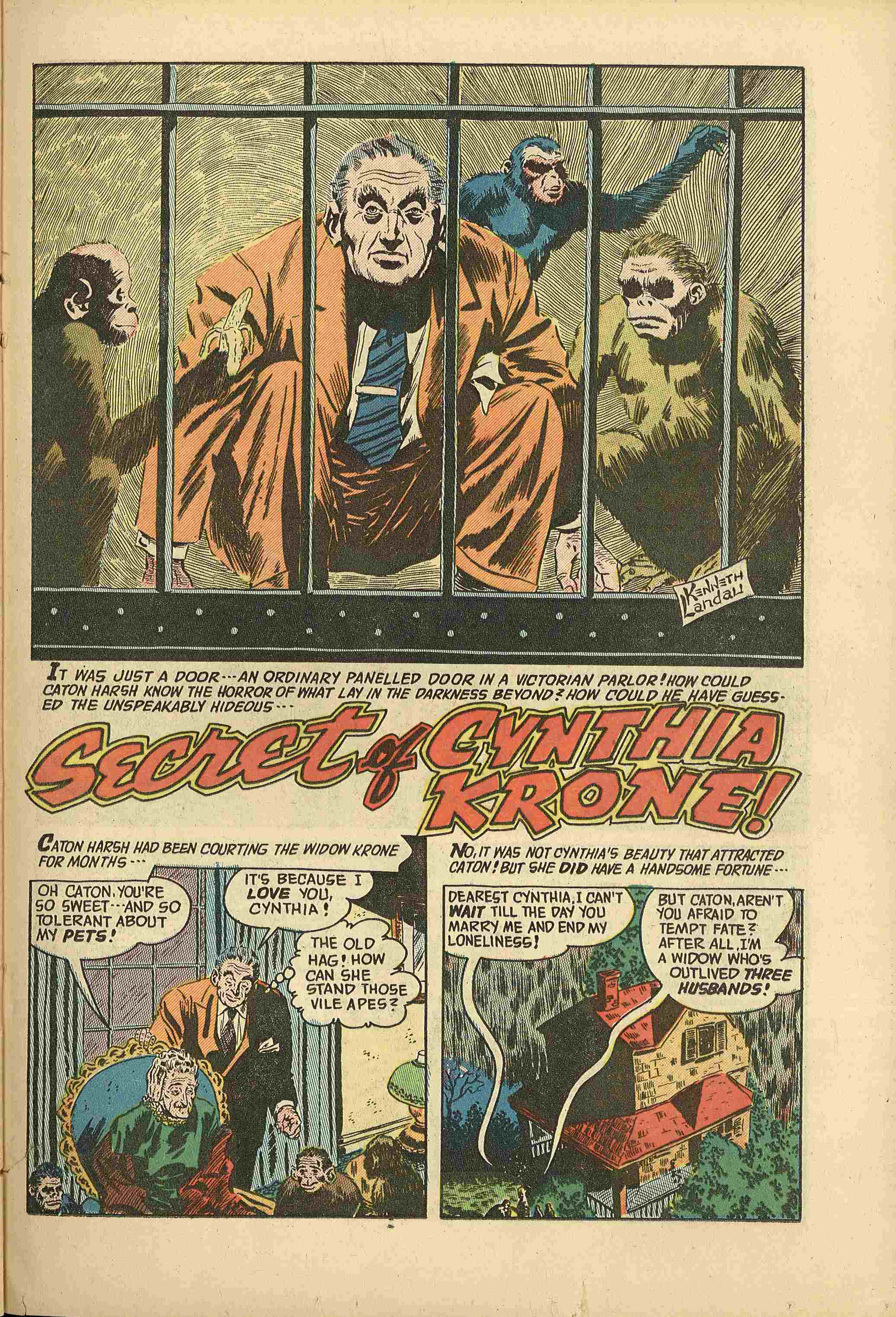 Forbidden Worlds #32 (American Comics Group), page 23. Public domain (US).