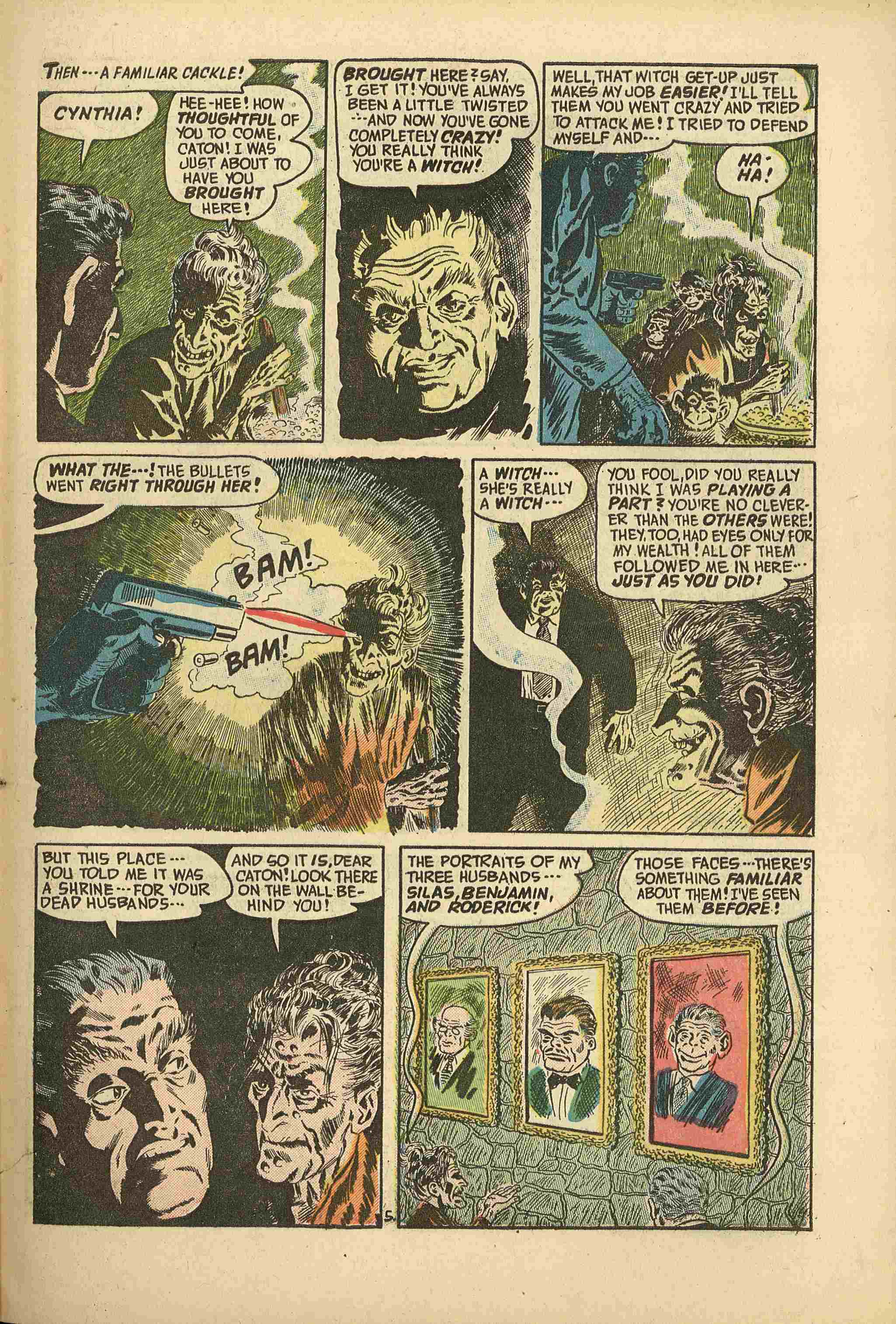 Forbidden Worlds #32 (American Comics Group), page 27. Public domain (US).