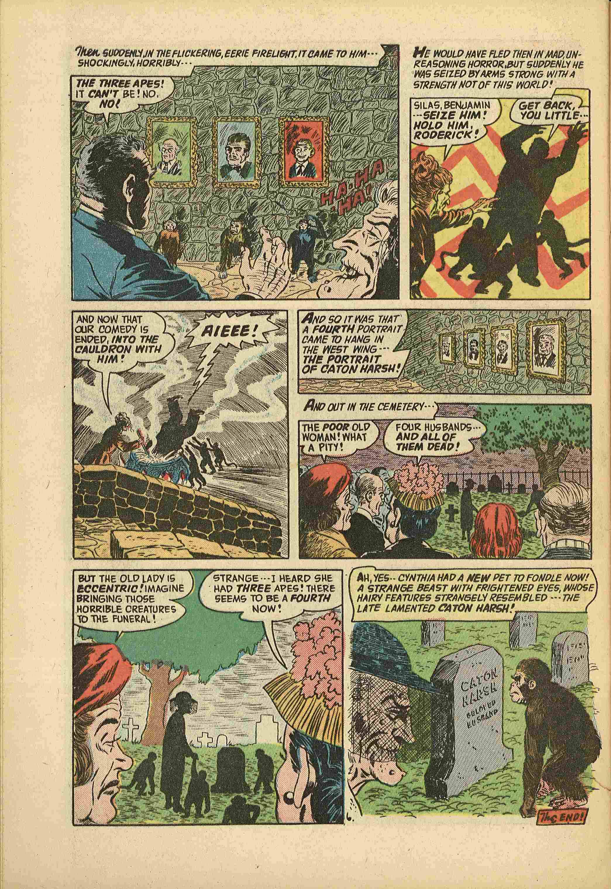Forbidden Worlds #32 (American Comics Group), page 28. Public domain (US).