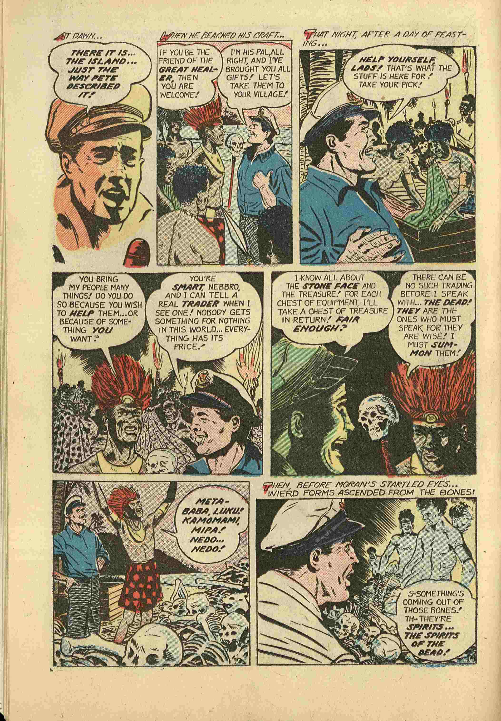 Forbidden Worlds #33 (American Comics Group), page 16. Public domain (US).