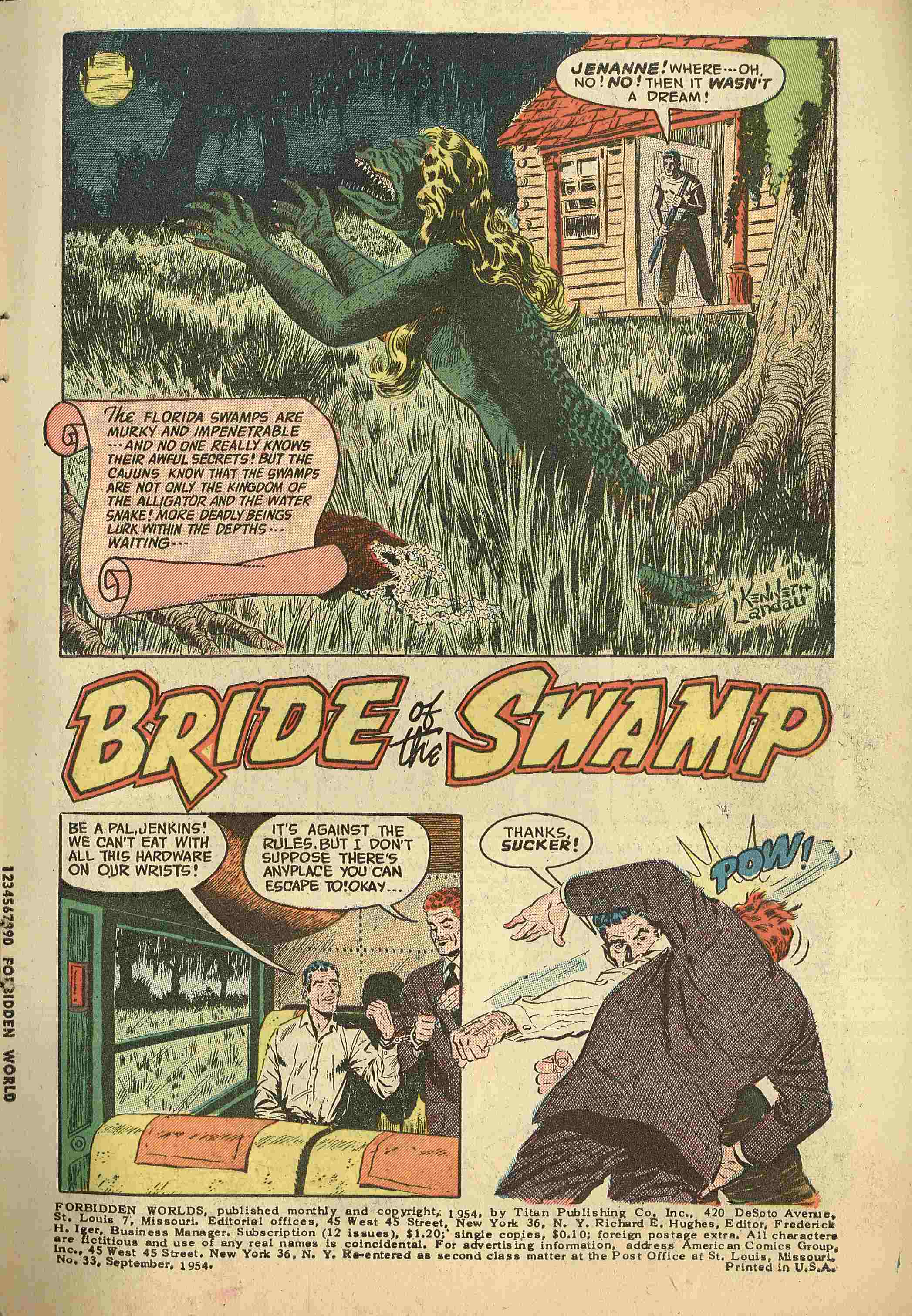 Forbidden Worlds #33 (American Comics Group), page 3. Public domain (US).