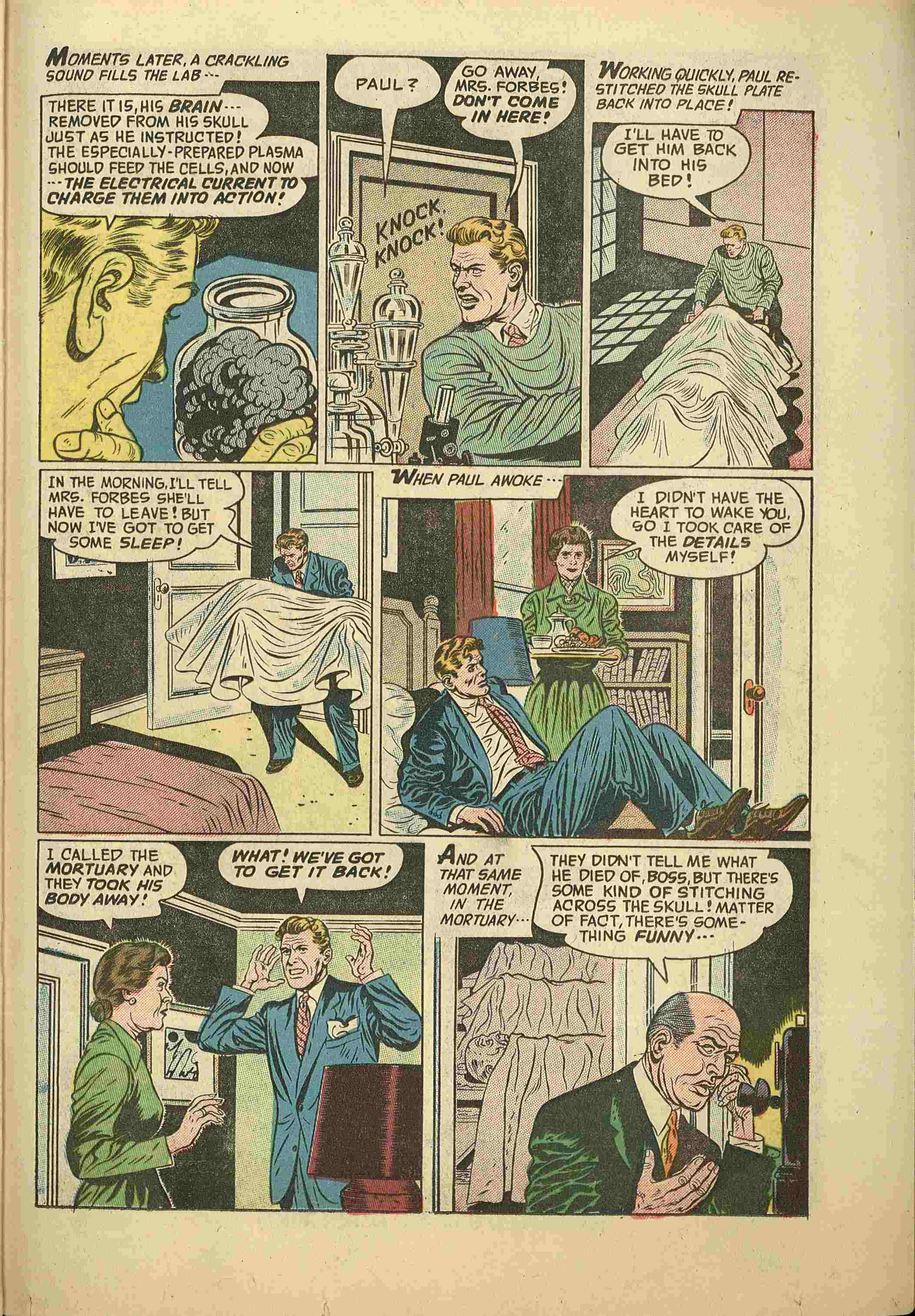 Forbidden Worlds #33 (American Comics Group), page 23. Public domain (US).