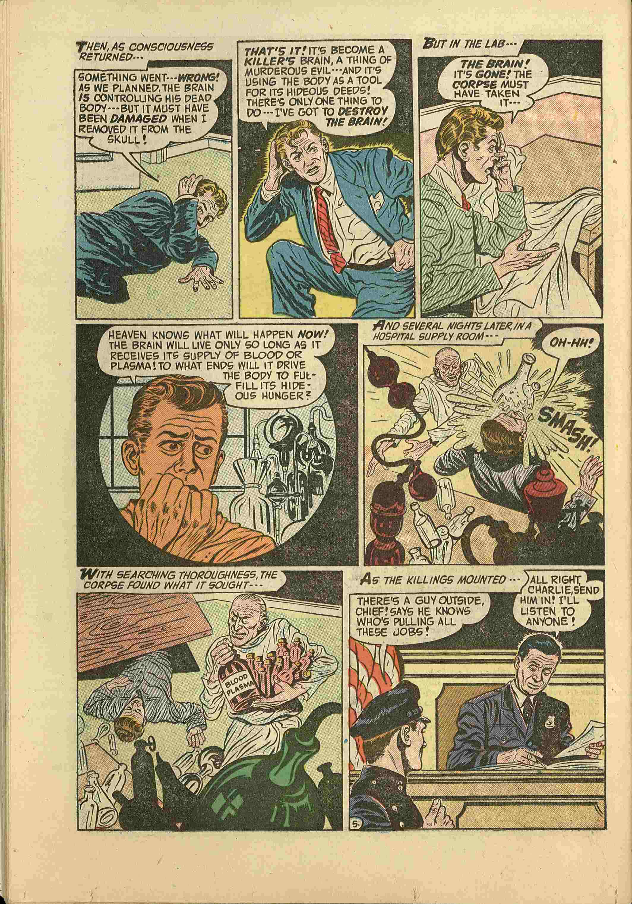 Forbidden Worlds #33 (American Comics Group), page 26. Public domain (US).