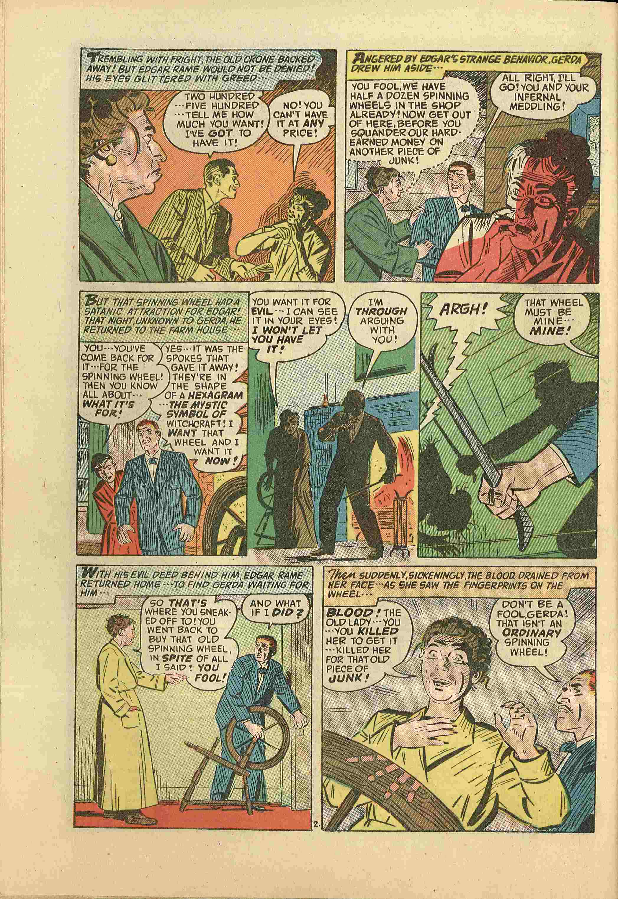 Forbidden Worlds #33 (American Comics Group), page 30. Public domain (US).