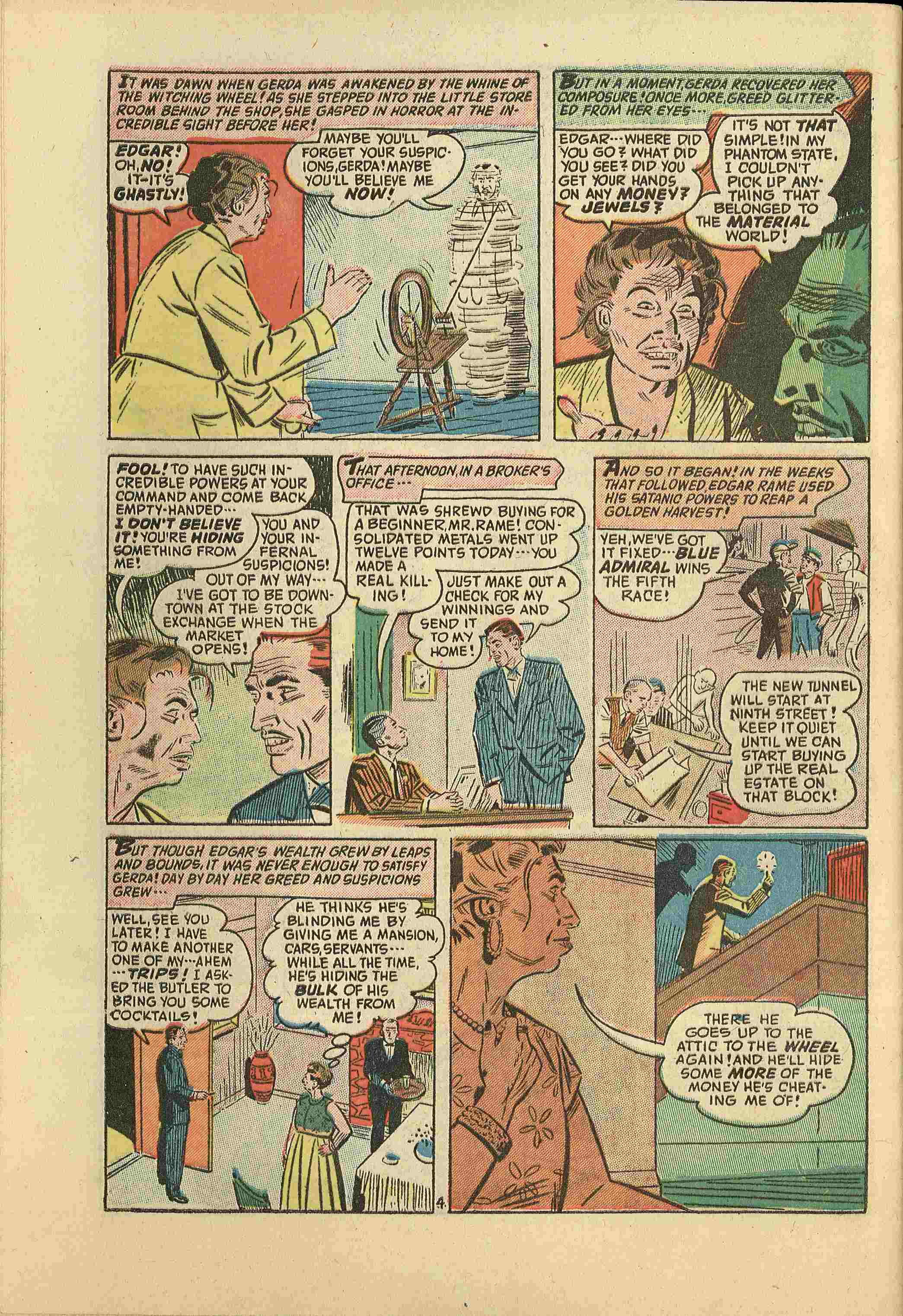 Forbidden Worlds #33 (American Comics Group), page 32. Public domain (US).