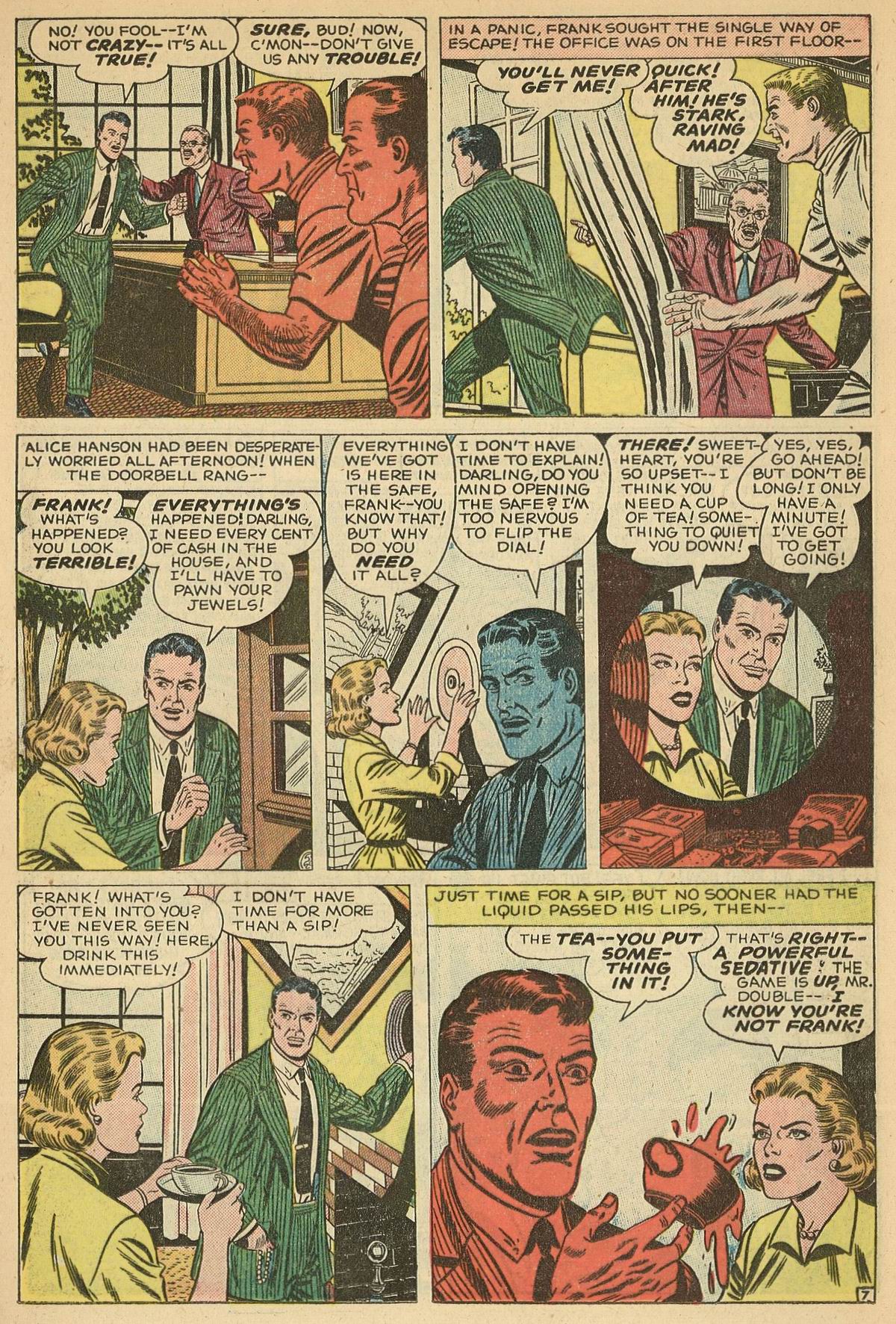 Forbidden Worlds #36 (American Comics Group), page 21. Public domain (US).